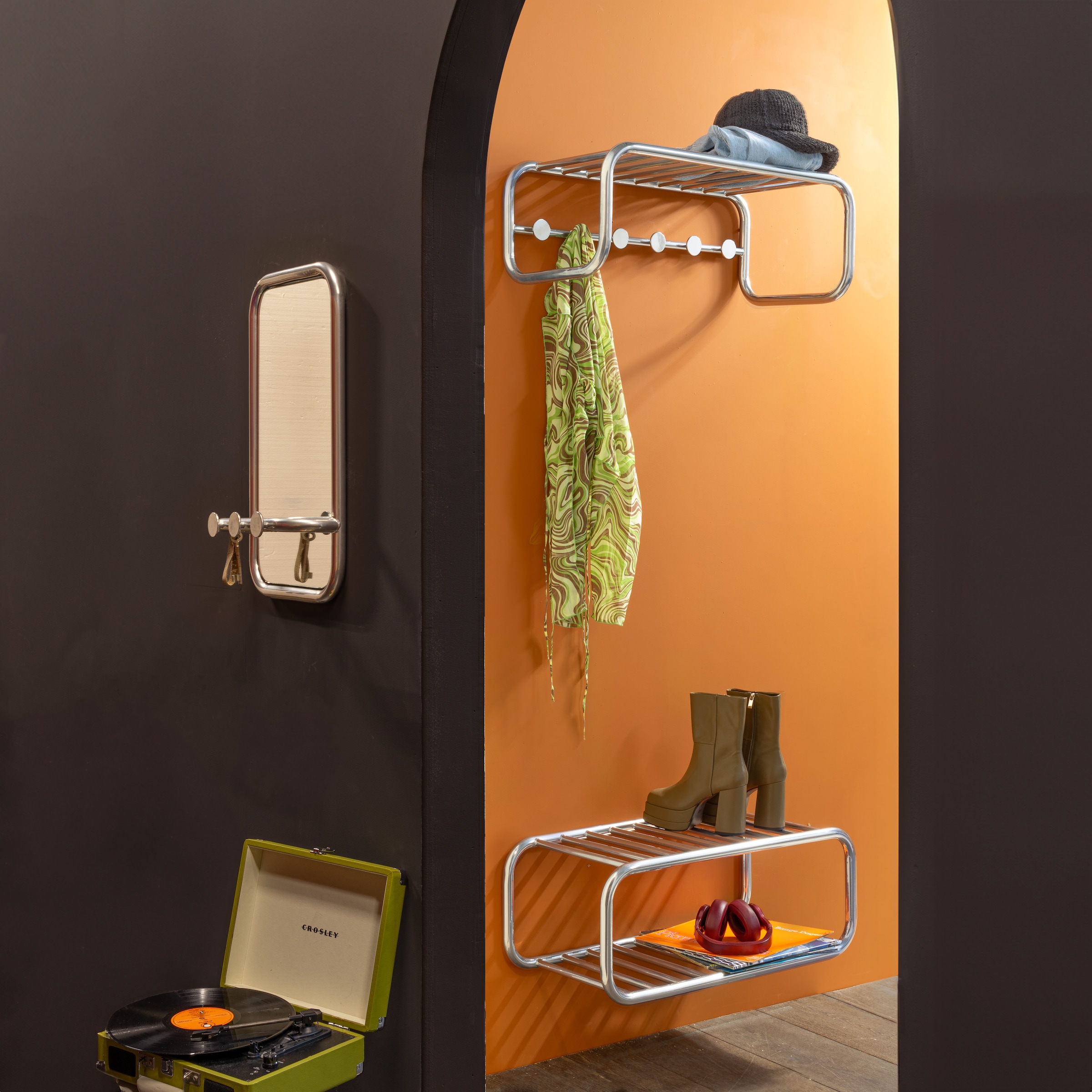 Spinder Design Garderobenleiste »RETRO Garderobe«
