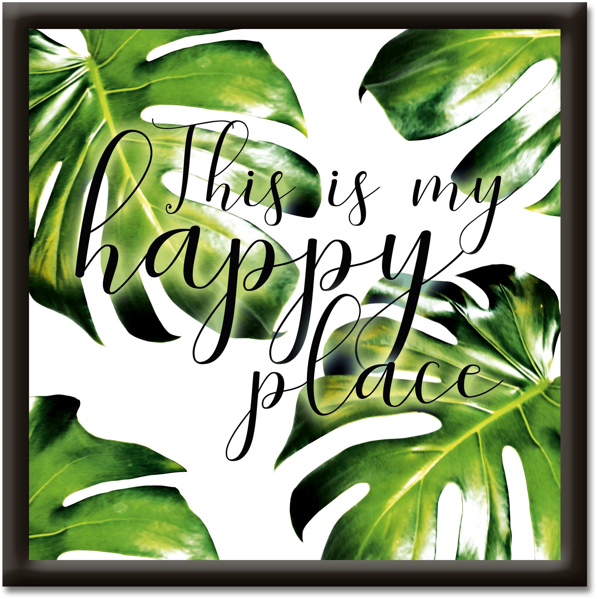 Image of Artland Wandbild »Dies ist mein Platz zum glücklich sein«, Sprüche & Texte, (1 St.) bei Ackermann Versand Schweiz