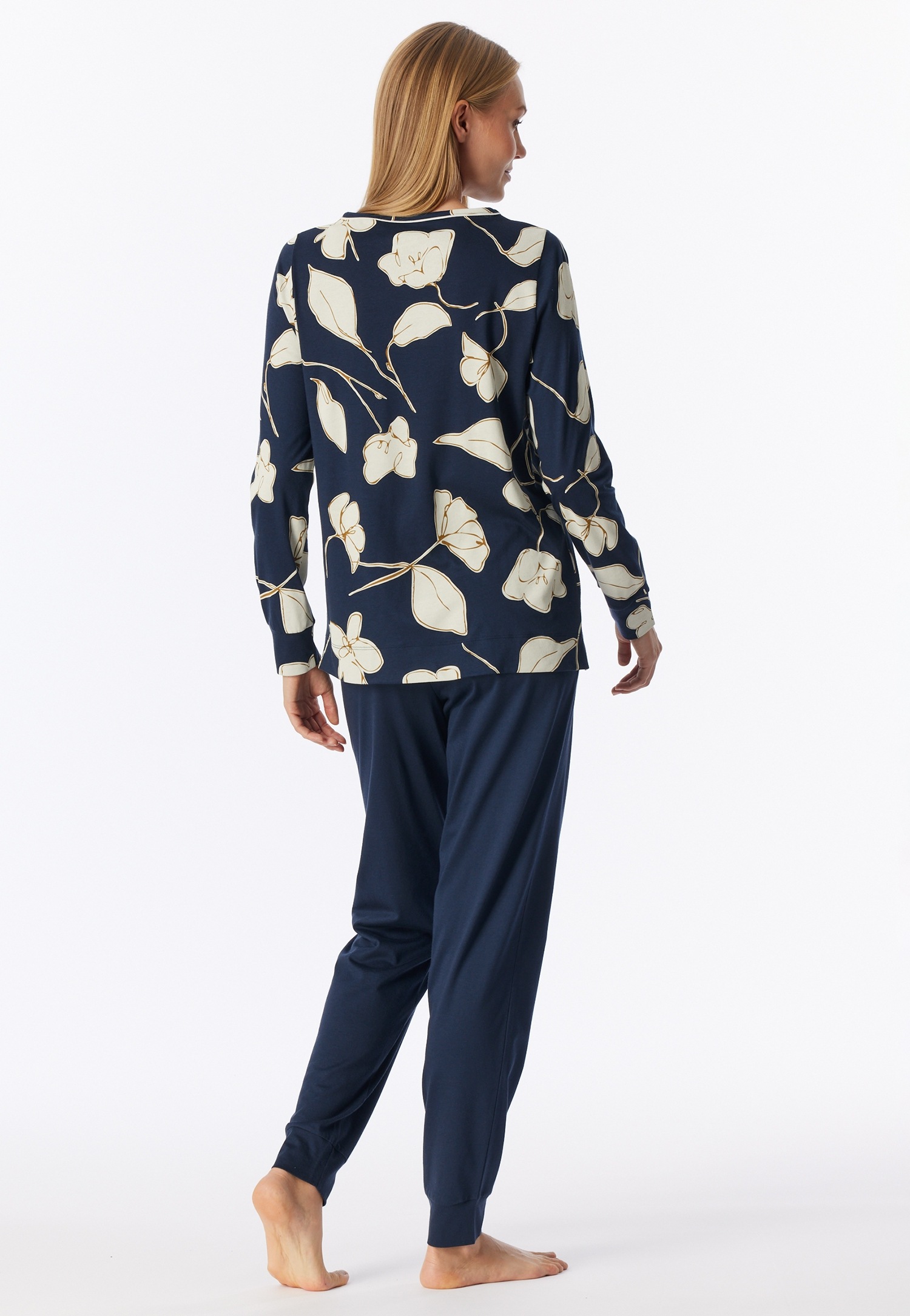 Schiesser Schlafanzug »Comfort Nightwear« 2 mit rundem Halsausschnitt