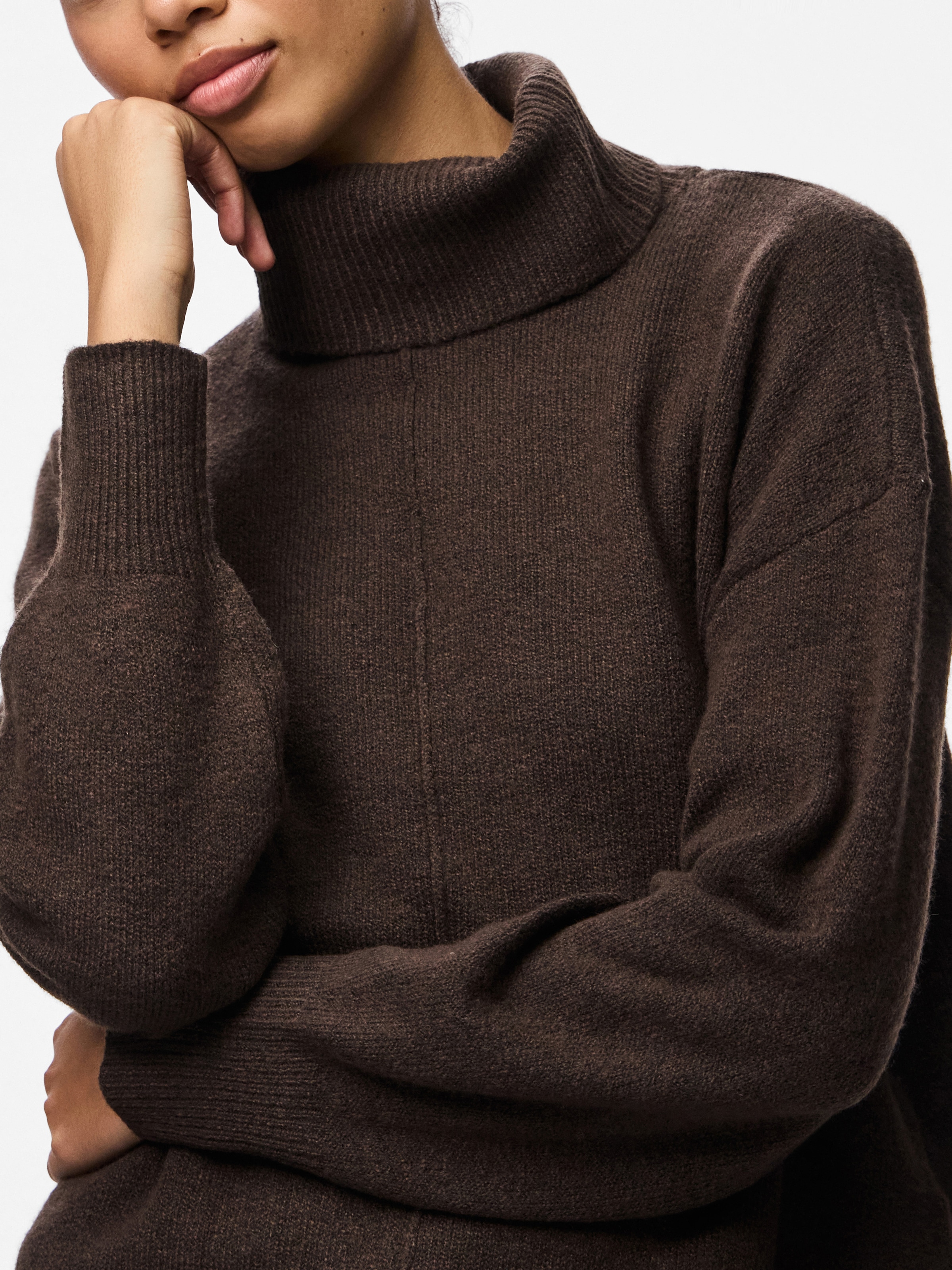 pieces Pull à col roulé »PCMALOU LS ROLLNECK KNIT NOOS BC«
