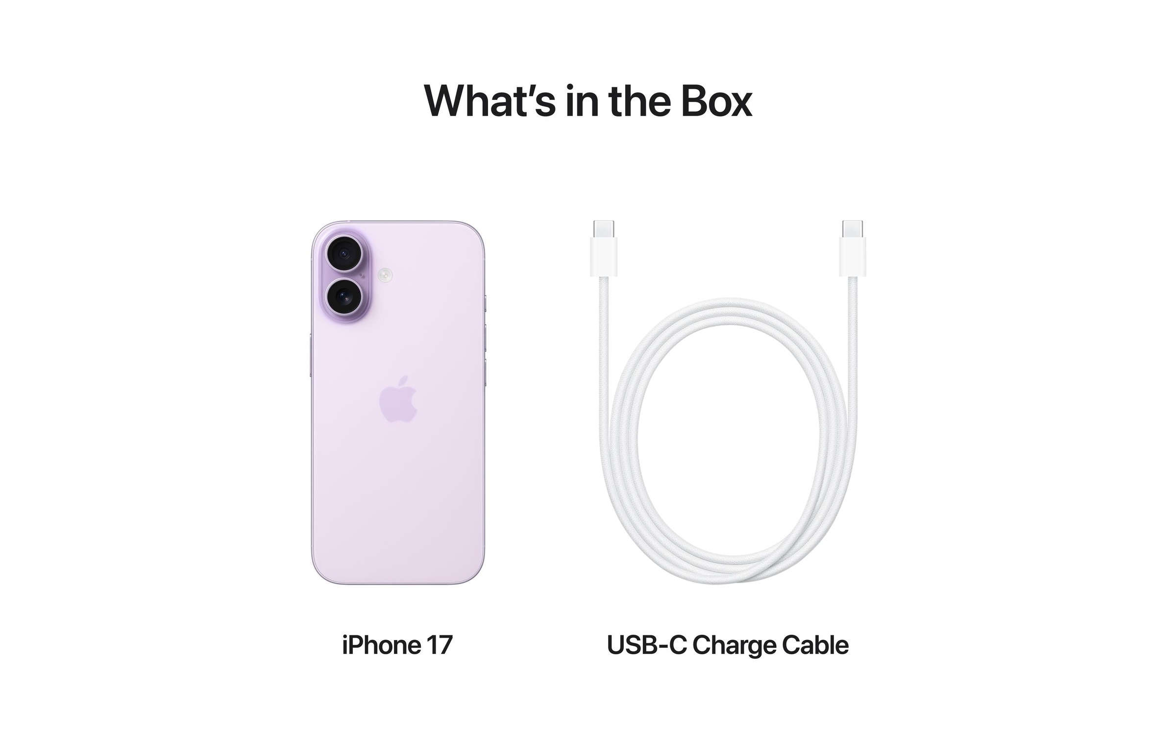 Apple Smartphone »iPhone 17« Lila Induktionsladung