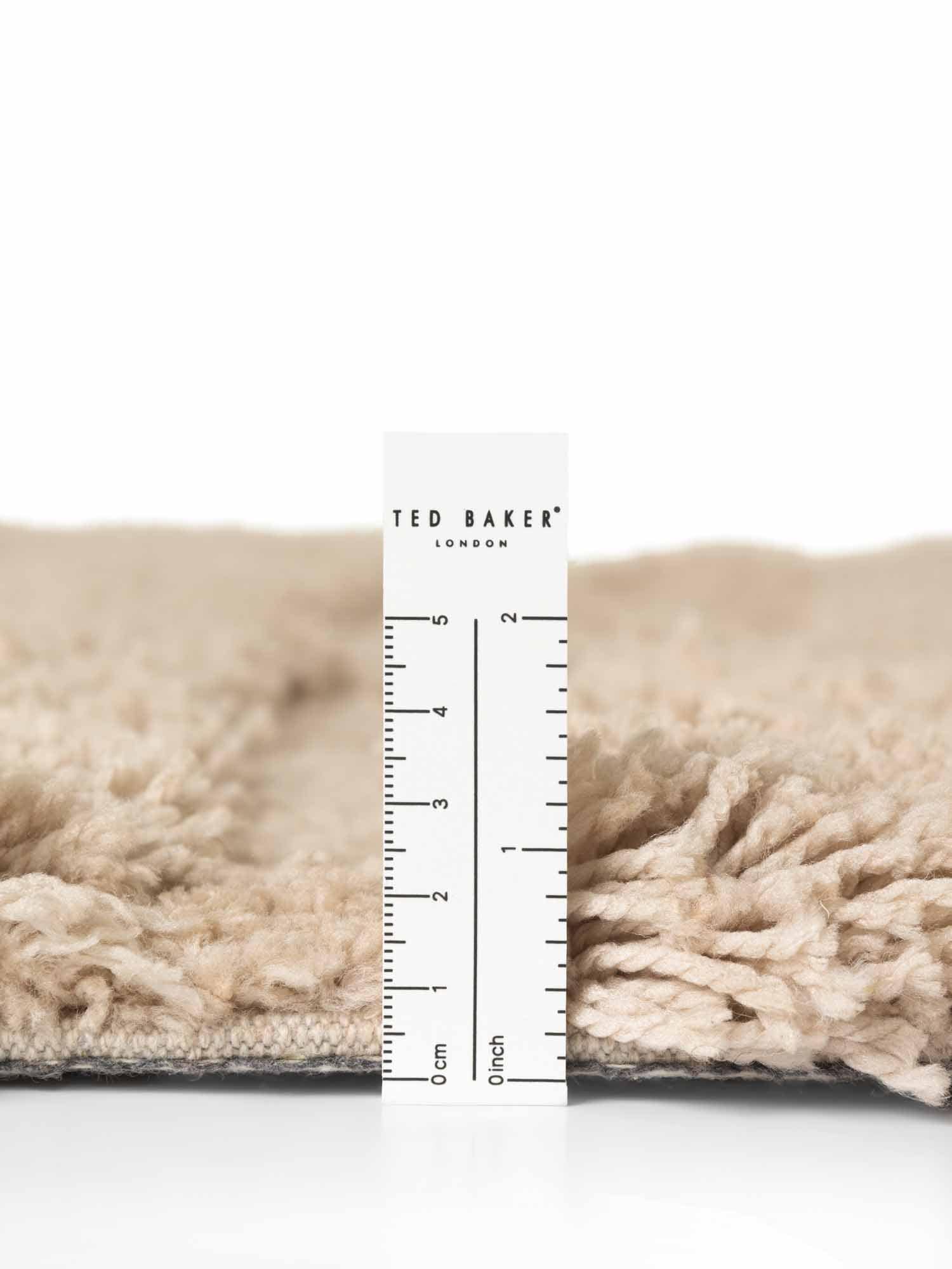 Ted Baker Tapis à poils longs »Jasper , auch in rund« Rectangulaire 25 mm Höhe Structure haute-basse, doux, shaggy, moderne, salon, chambre