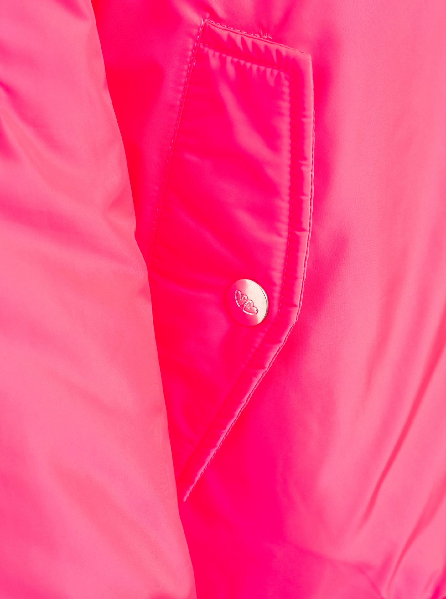 Zwillingsherz Bomberjacke »"Happy"« ohne Kapuze Oversize-überschnittene Schulter, Patten-Taschen