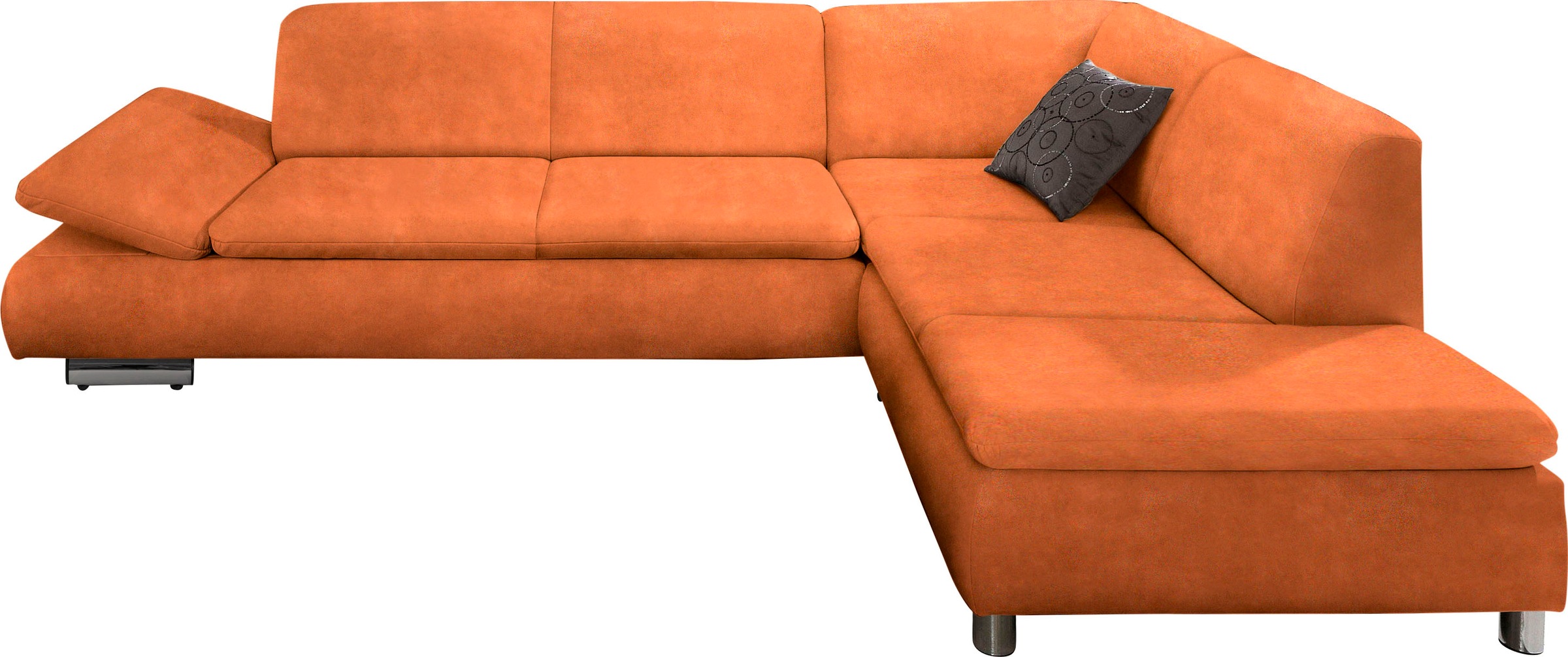 Max Winzer® Ecksofa »Toulouse modern und bequem, aktuelles Design, hoher Sitzkomfort«, mit klappbaren Armlehnen, Breite 271 cm