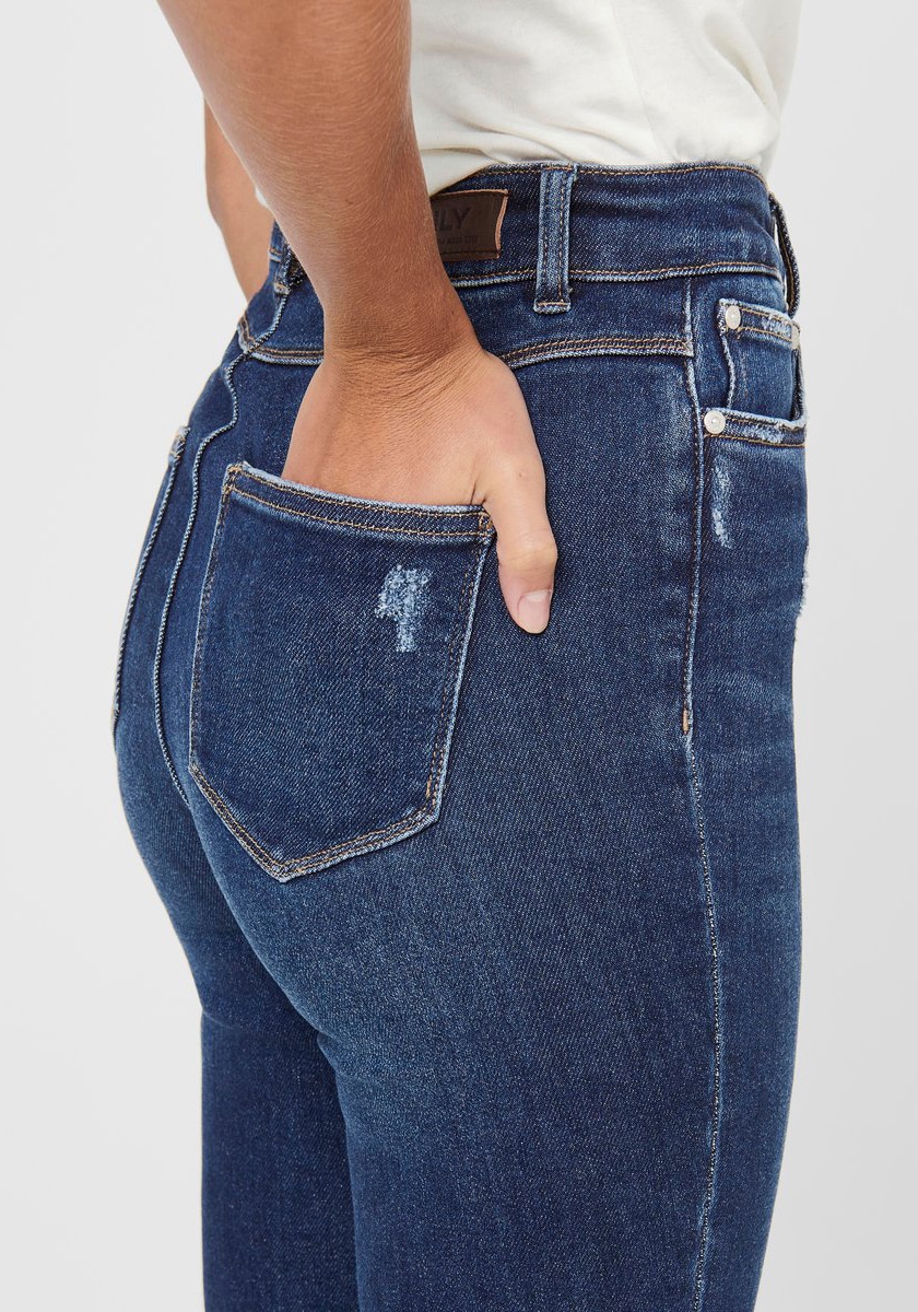 ONLY High-waist-Jeans »ONLMILA HW SK ANK BJ374 NOOS«