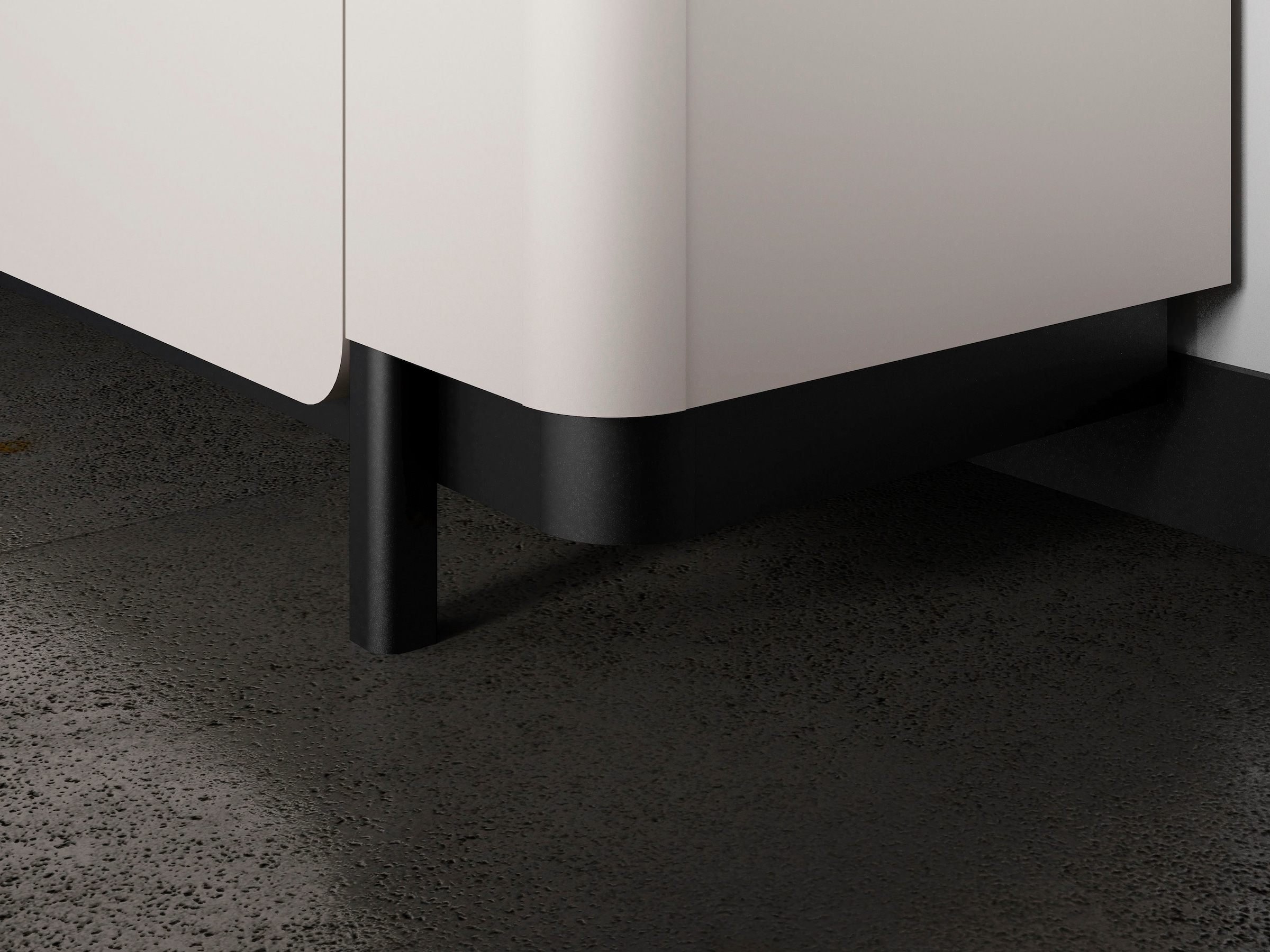 FORTE »Vodol« Highboard, Soft Close, ABS Kanten