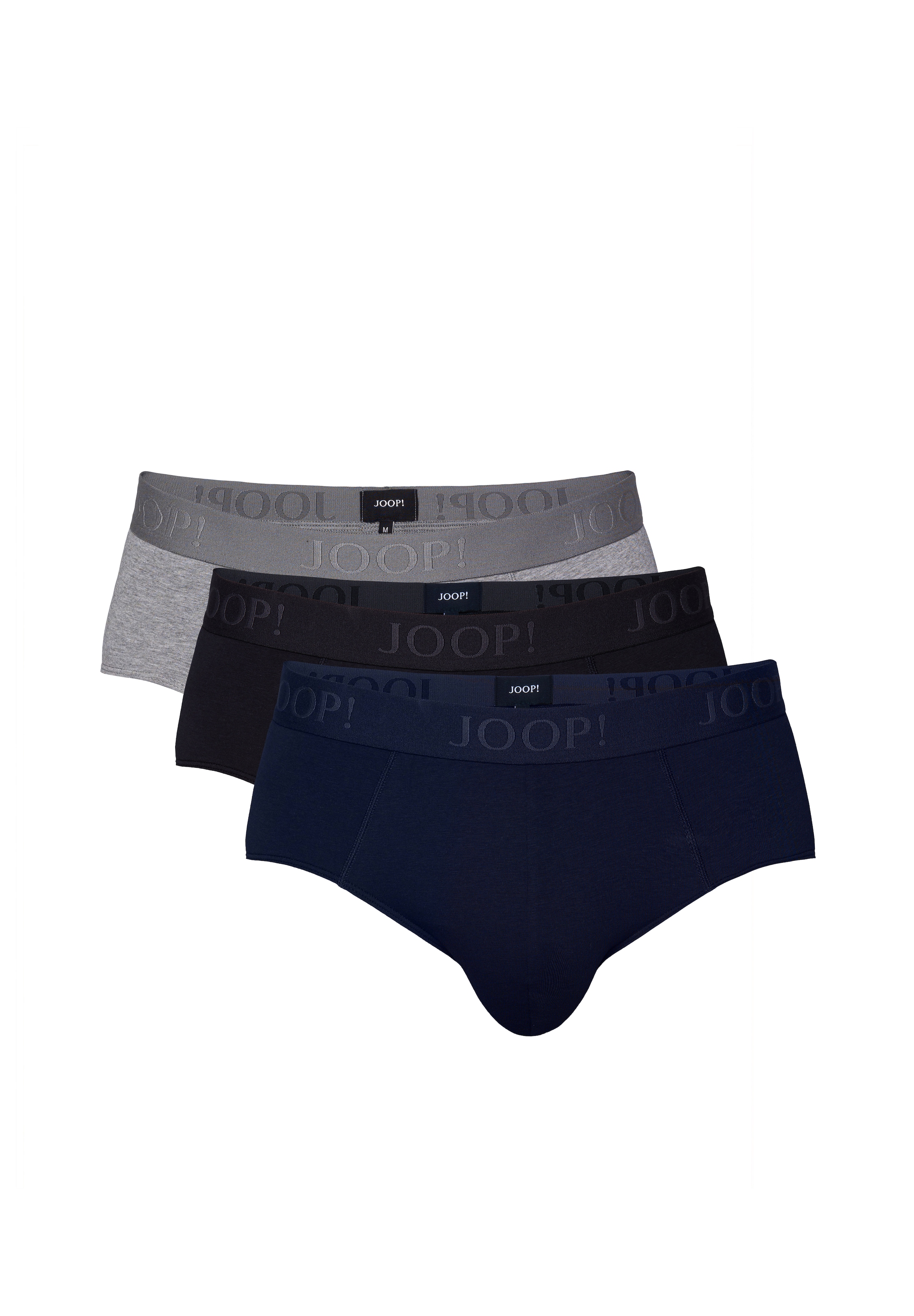 Image of JOOP Slip "Everyday" 3er Pack, ohne Eingriff, mit elastischem Logobund
