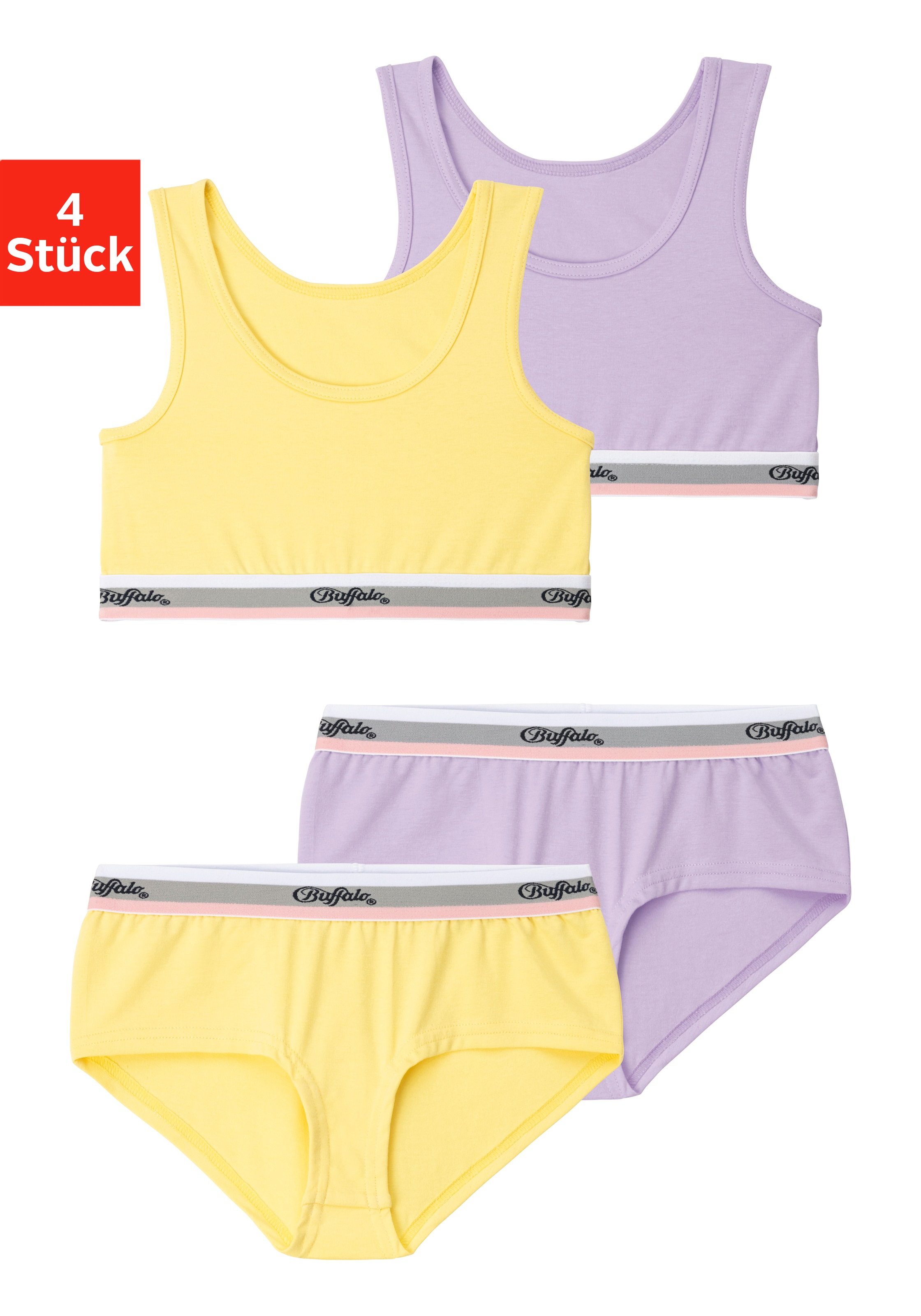 Image of Buffalo Set: Bustier, (Set, 4 tlg., mit Panty), klassisch in schlichtem Design bei Ackermann Versand Schweiz