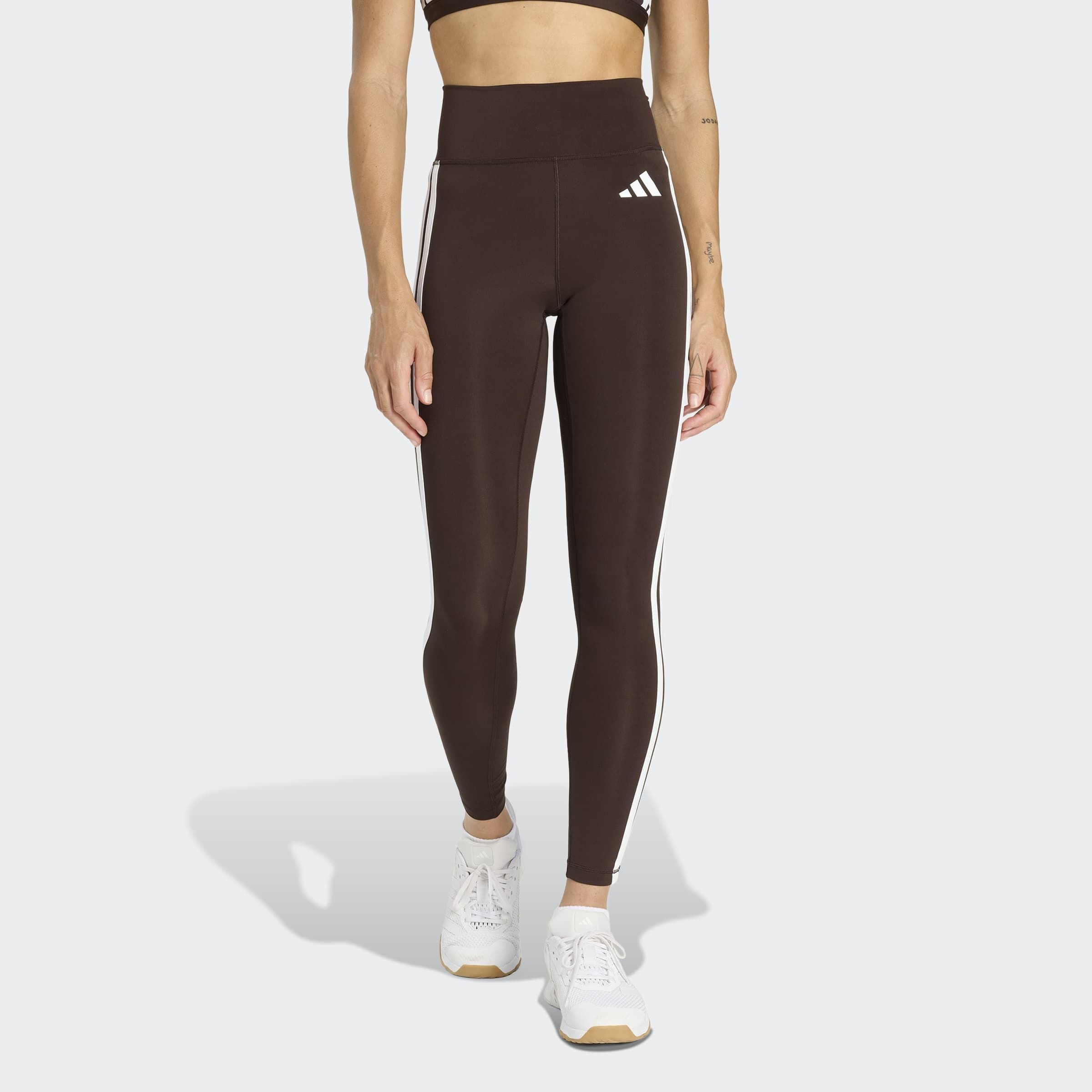 adidas Performance Trainingstights »OPTIME ESSENTIALS 3-STREIFEN 7/8-LEGGINGS«  für Erwachsene, mit climacool® Technologie, aus Polyester