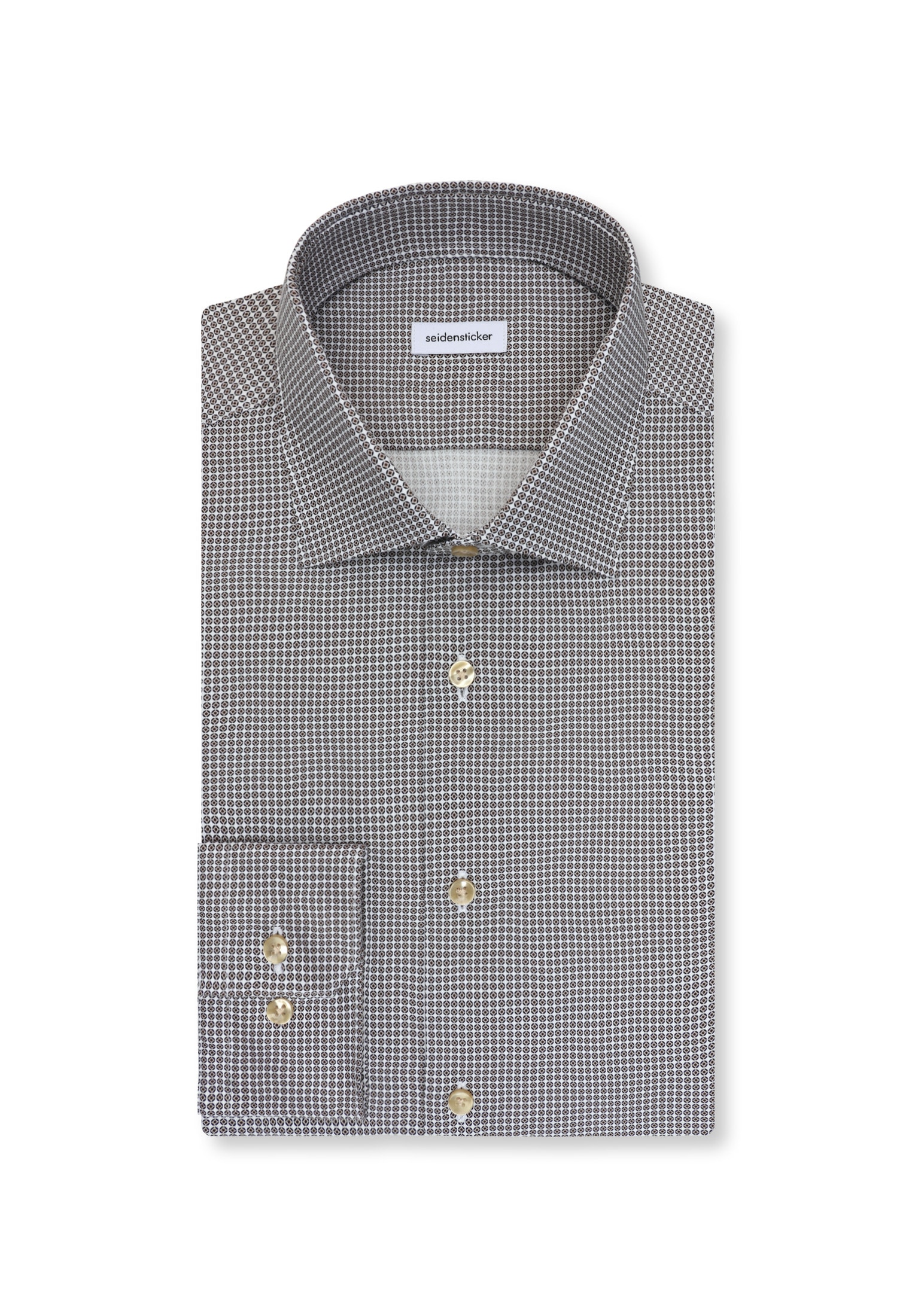 seidensticker Businesshemd »Schwarze Rose« X-Slim 1/1 Kentkragen Druck