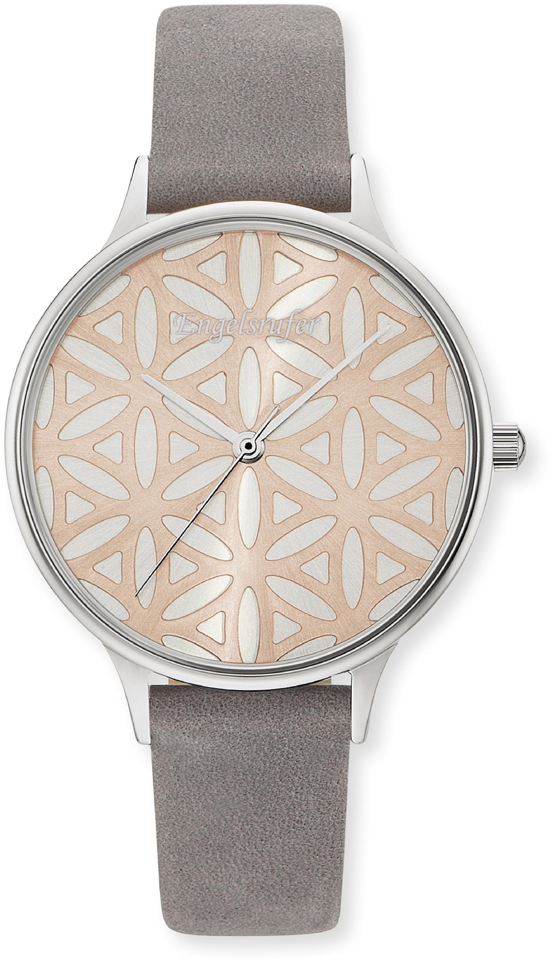 Quarzuhr »Lebensblume rosé / silberfarben, ERWA-LIFL-NGY1-MS«