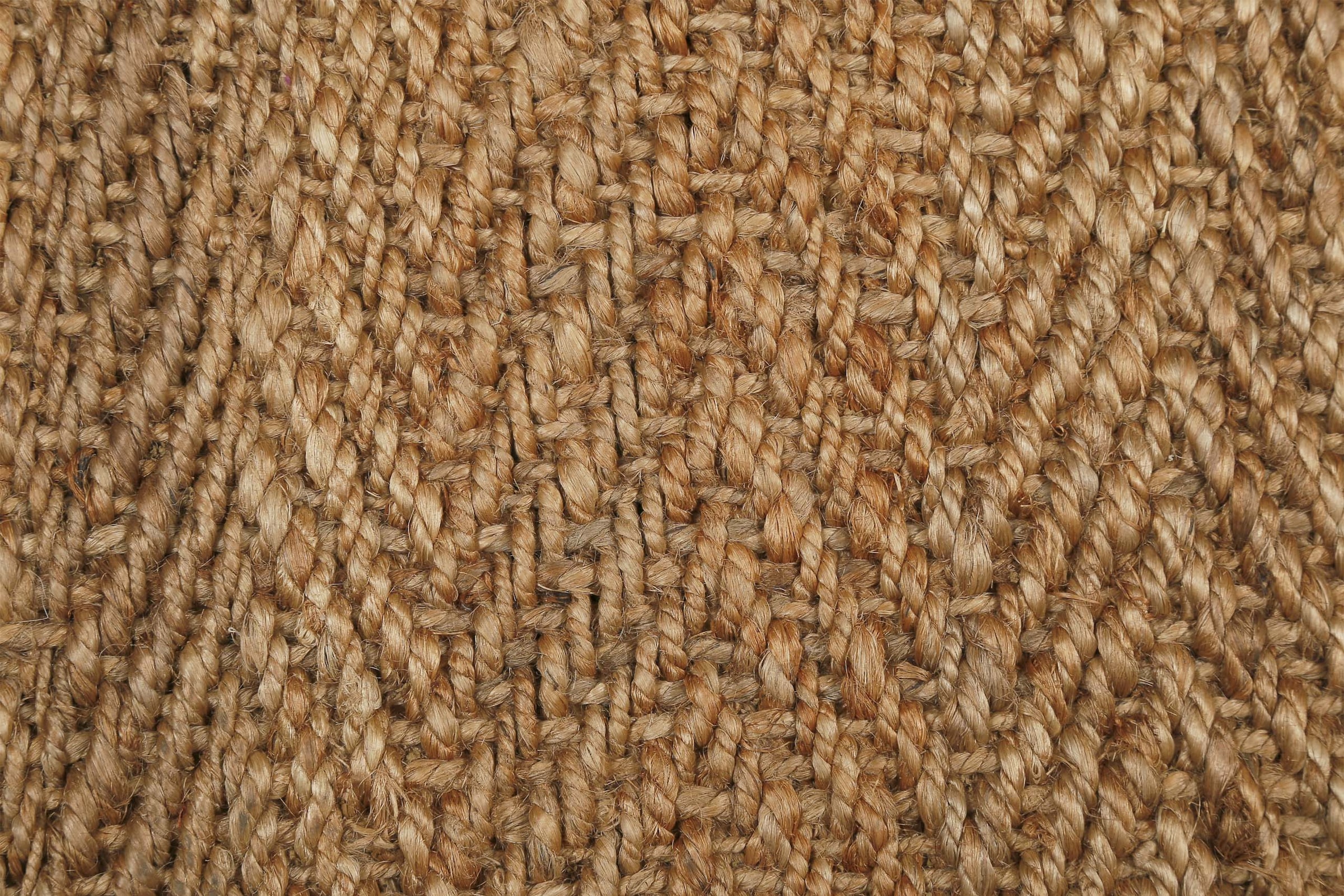 Green Looop Teppich »Dhurry« rechteckig 12 mm Höhe handgewebt, robust, strapazierfähig, Jute, Natur, Wohnzimmer