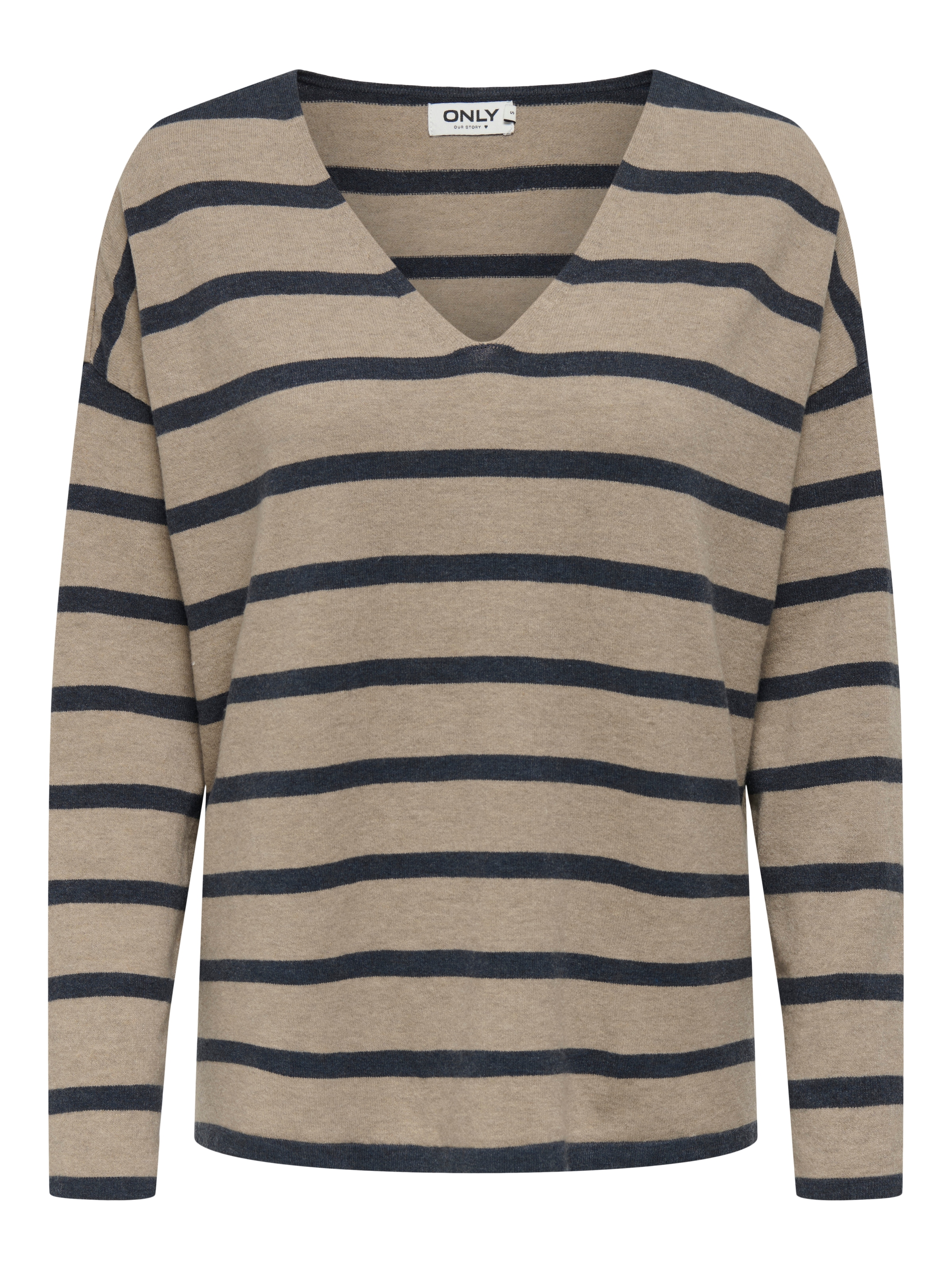 ONLY Strickpullover »ONLAMALIO LIFE LS V-NECK KNT«