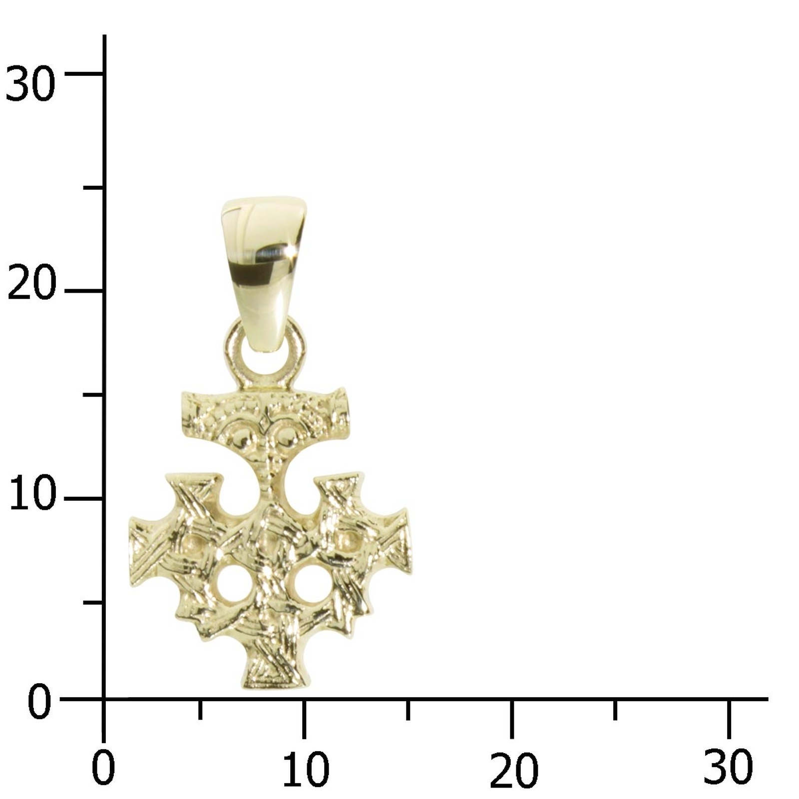 OSTSEE-SCHMUCK Pendentif chaîne »Ostsee-Schmuck Anhänger Hiddensee 15 x 13 mm« 1 cuis tlg.