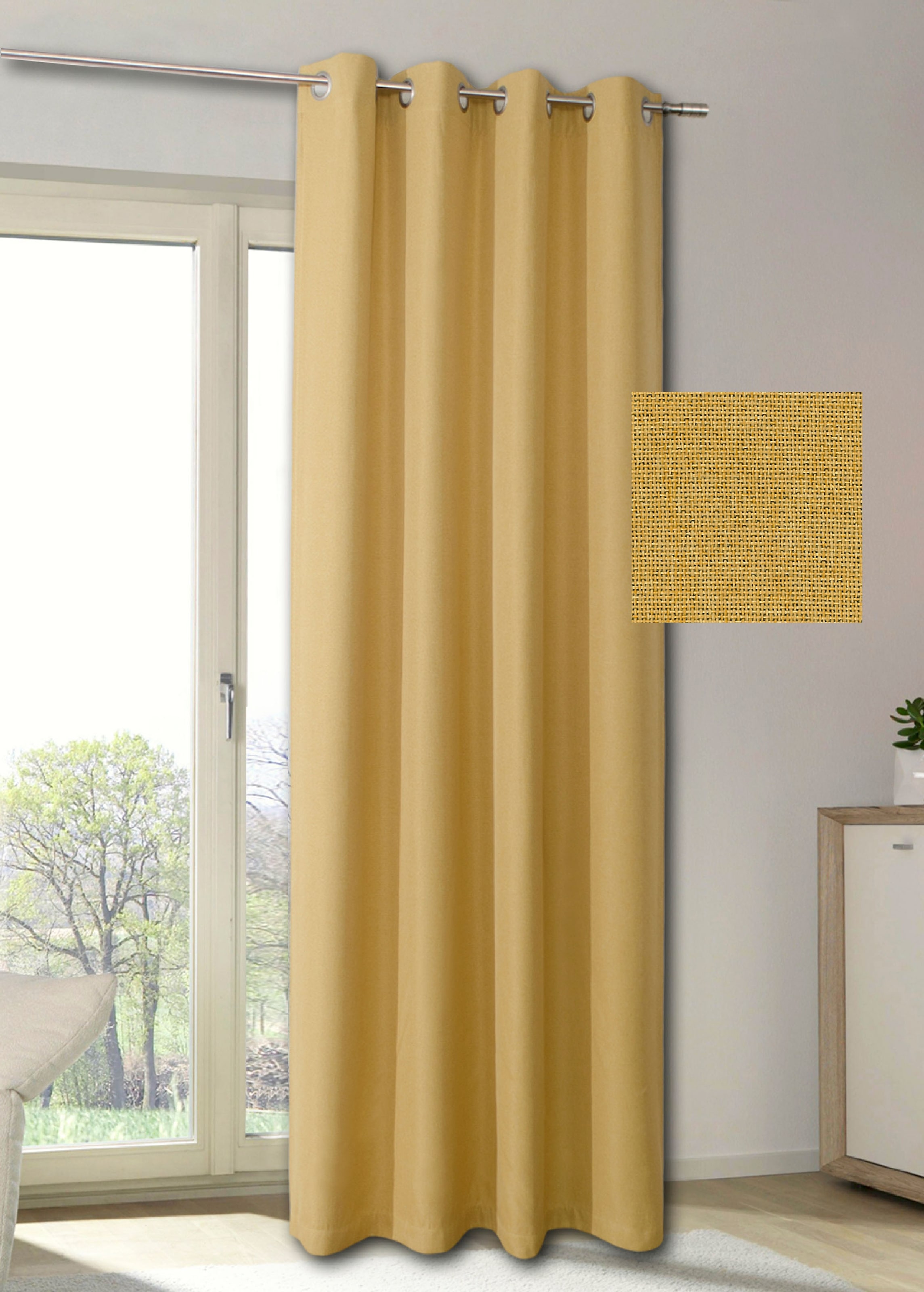 DELAVITA Vorhang »MAILAND«, (1 St.), blickdicht, verschiedene Farben kaufen | Thermovorhänge