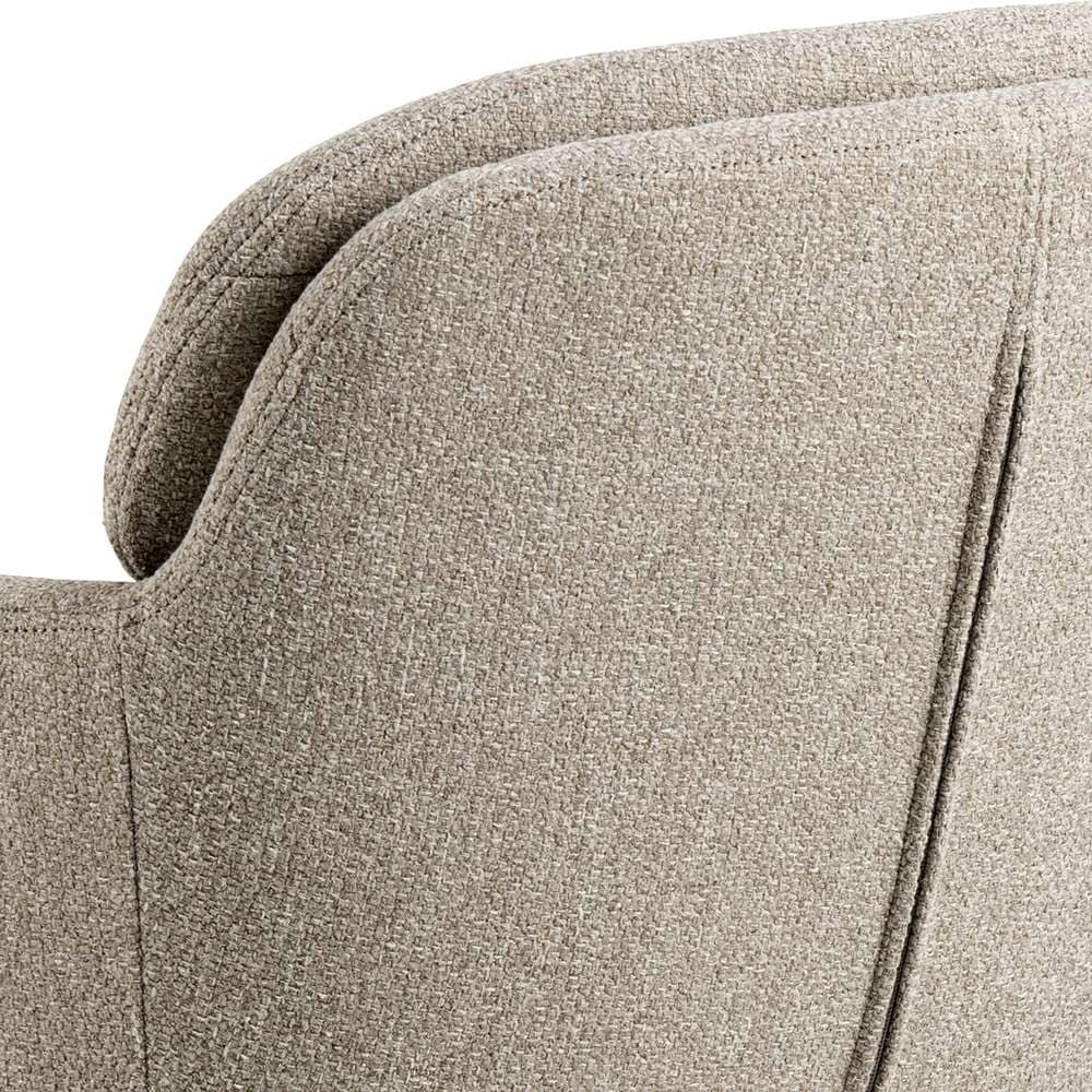 ACTONA GROUP Chaise de salle à manger »Dora mit Armlehnen - gepolstert & bequem, moderner Küchenstuhl« () Revêtement en tissu agréable & grand confort d’assise pour une position détendue