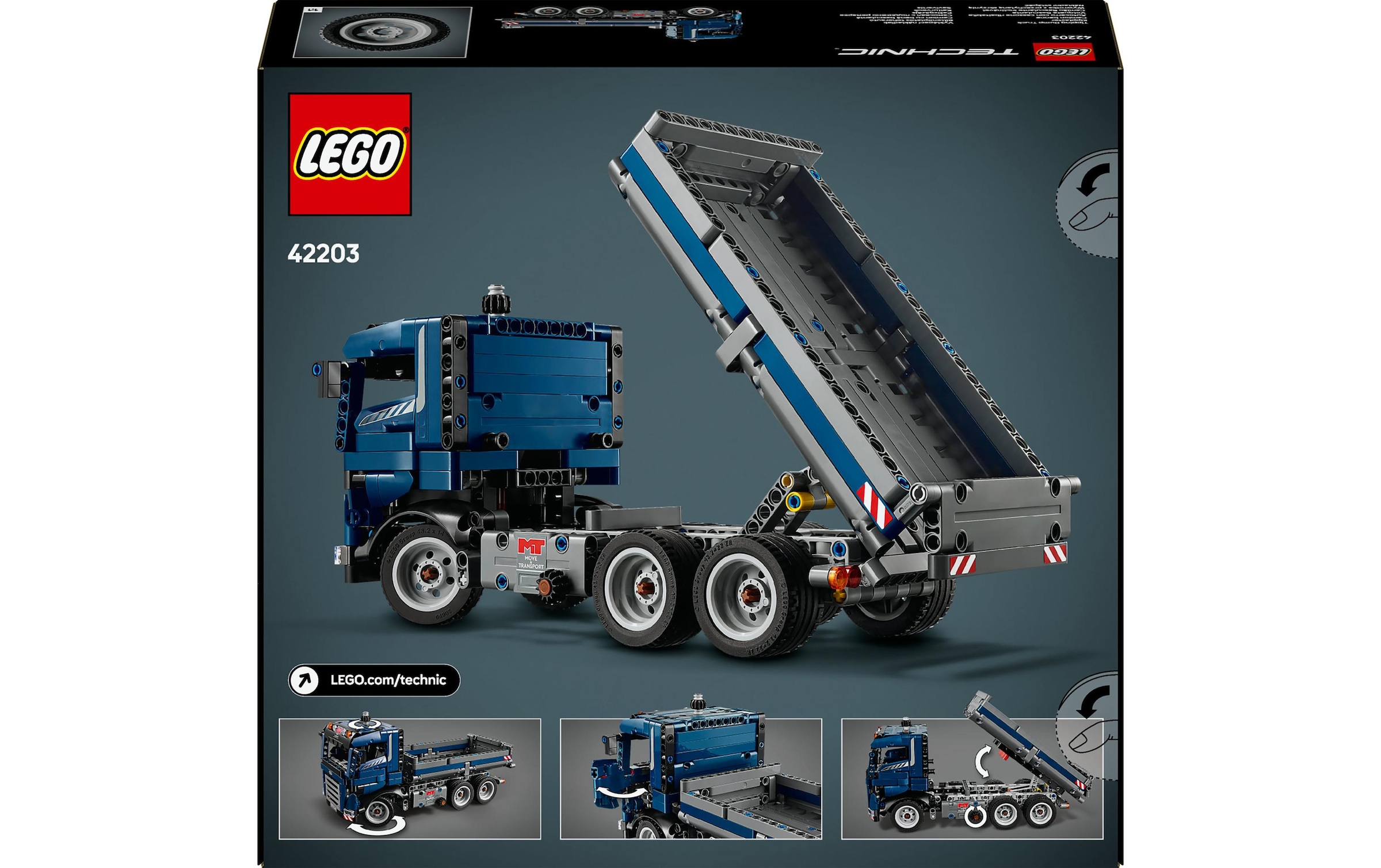 LEGO® Spielbausteine »Technic Kipplaster 42203«