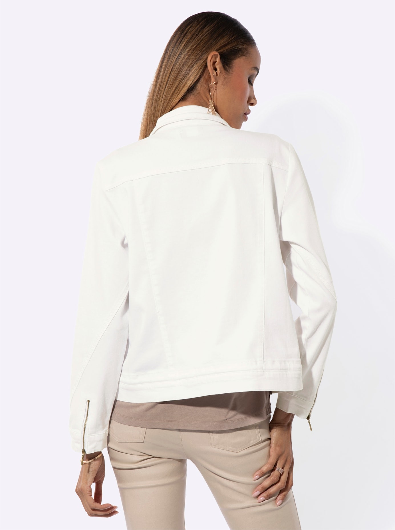 creation L Jeansblazer »Baumwoll-Lyocell-Jeansjacke«