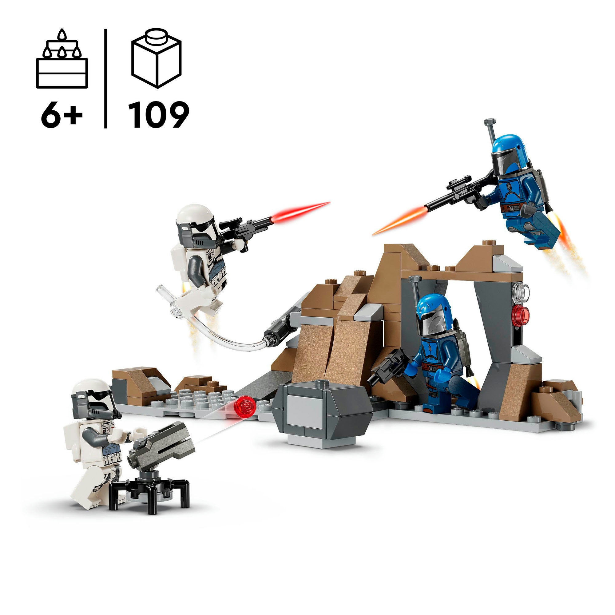 LEGO® Pions de construction »Hinterhalt auf Mandalore™ Battle Pack (75373), LEGO Star Wars™« Made in Europe