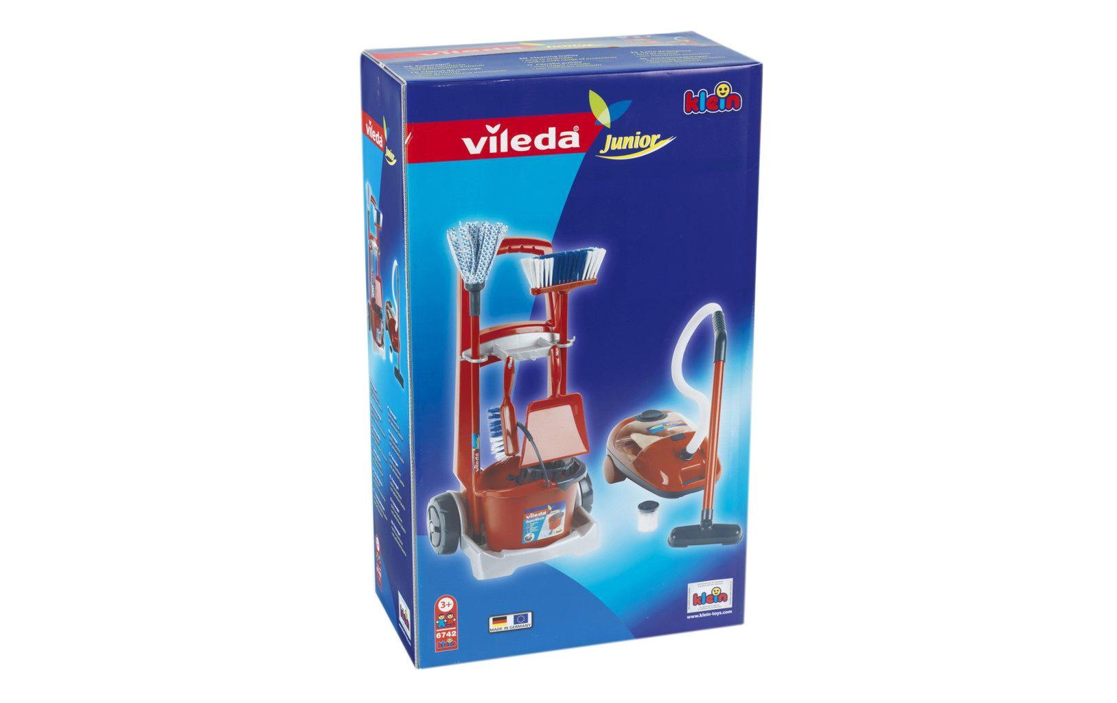 Kinder-Putzwagen »Klein-Toys Vileda Besenwagen mit Vileda Staubsauger«