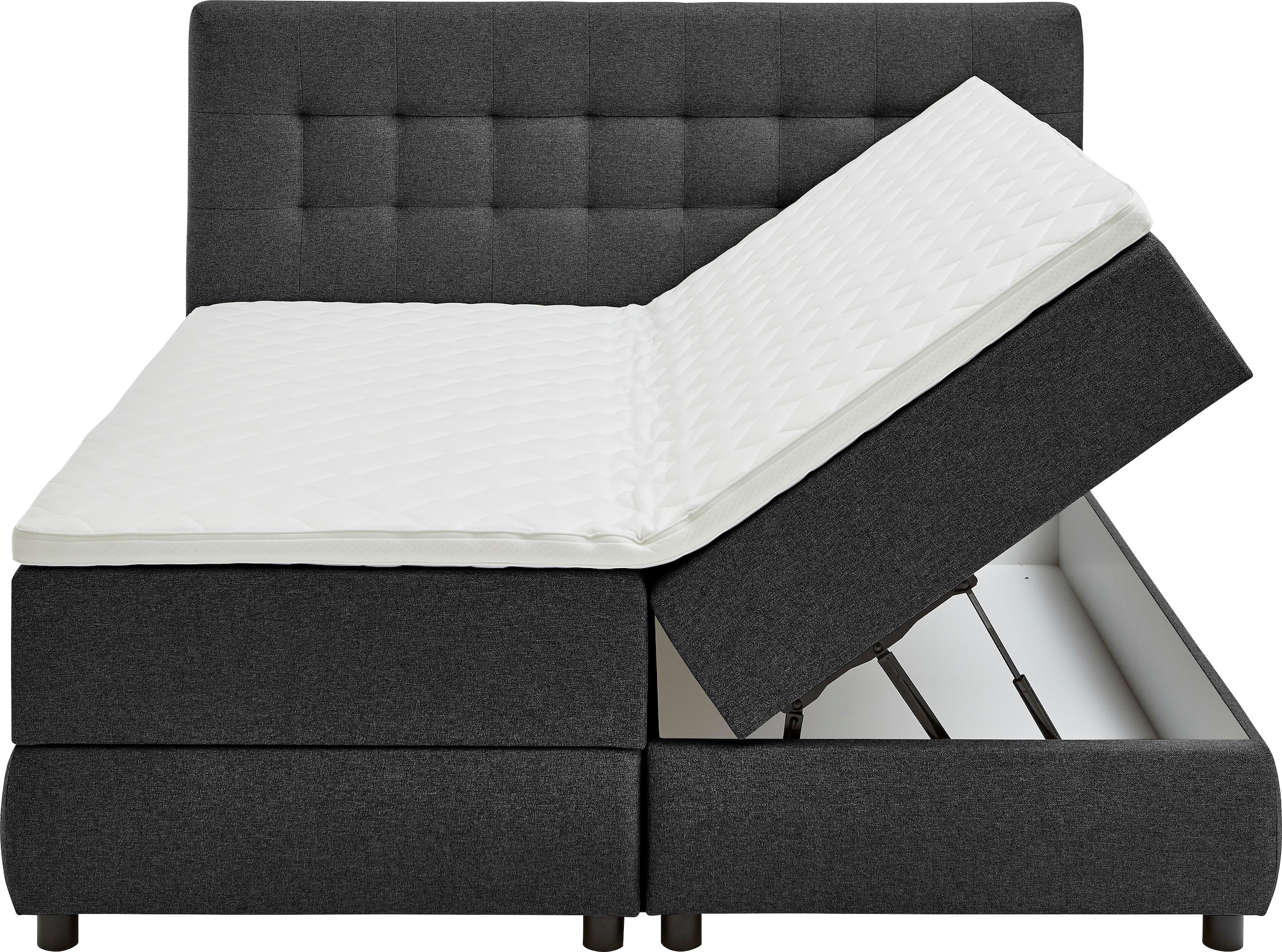 ATLANTIC home collection Boxbett »LILO«, inkl. Bettkasten und Topper