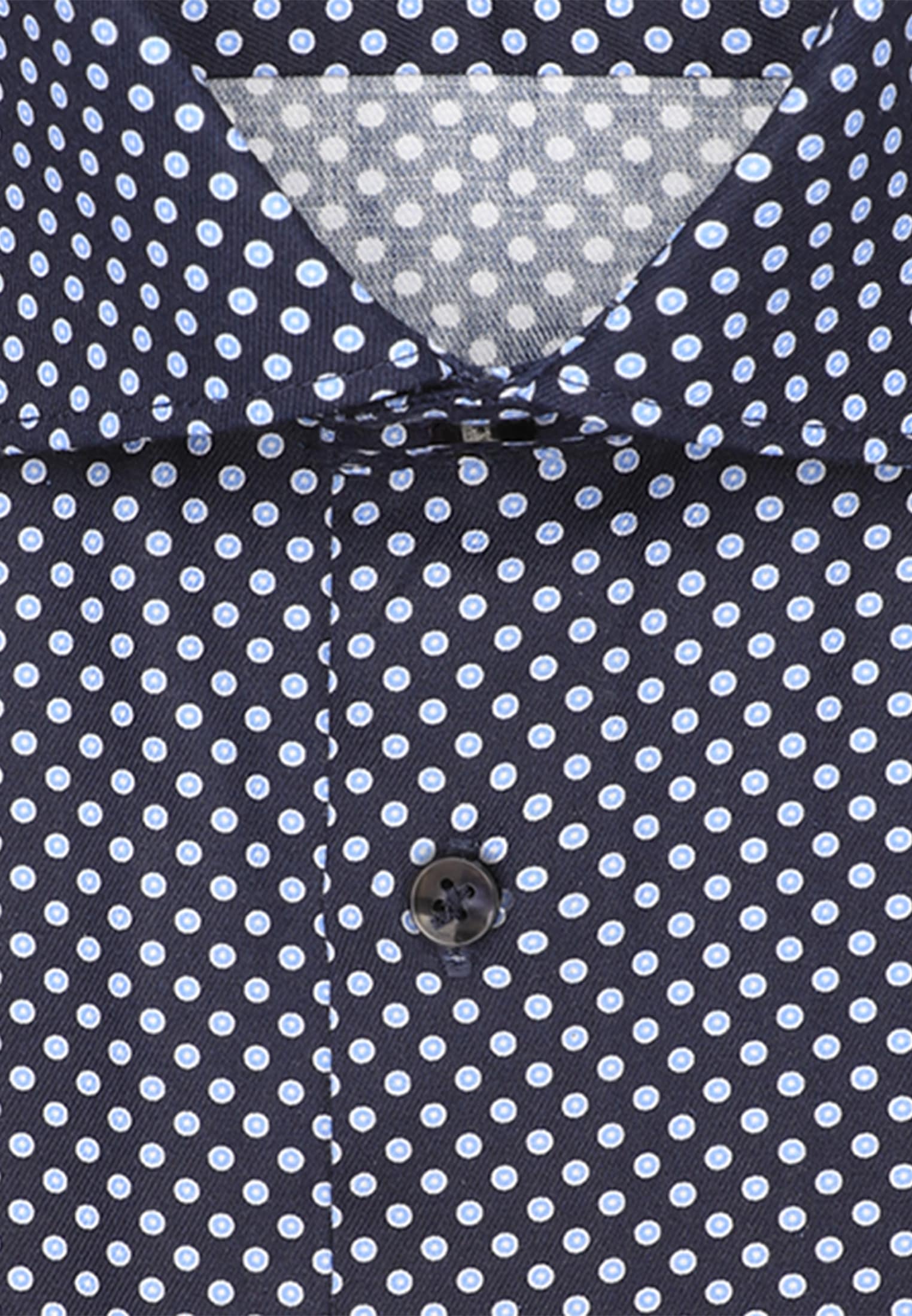 seidensticker Businesshemd »Schwarze Rose« X-Slim 1/1 Kentkragen Druck