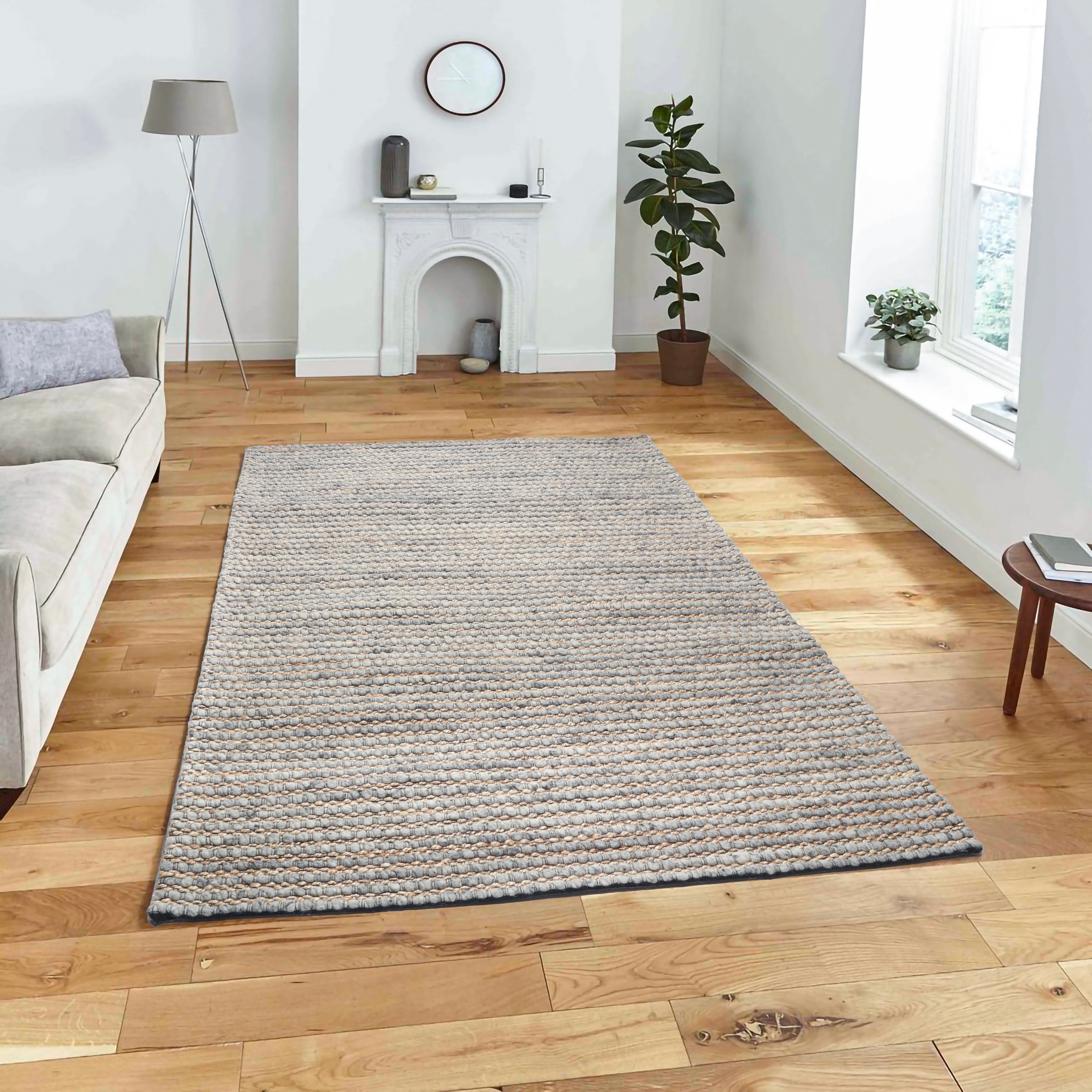 my home Hochflor-Teppich »Leevy«, rechteckig, 25 mm Höhe, Handwebteppich, Wolle, Robust und Langlebig