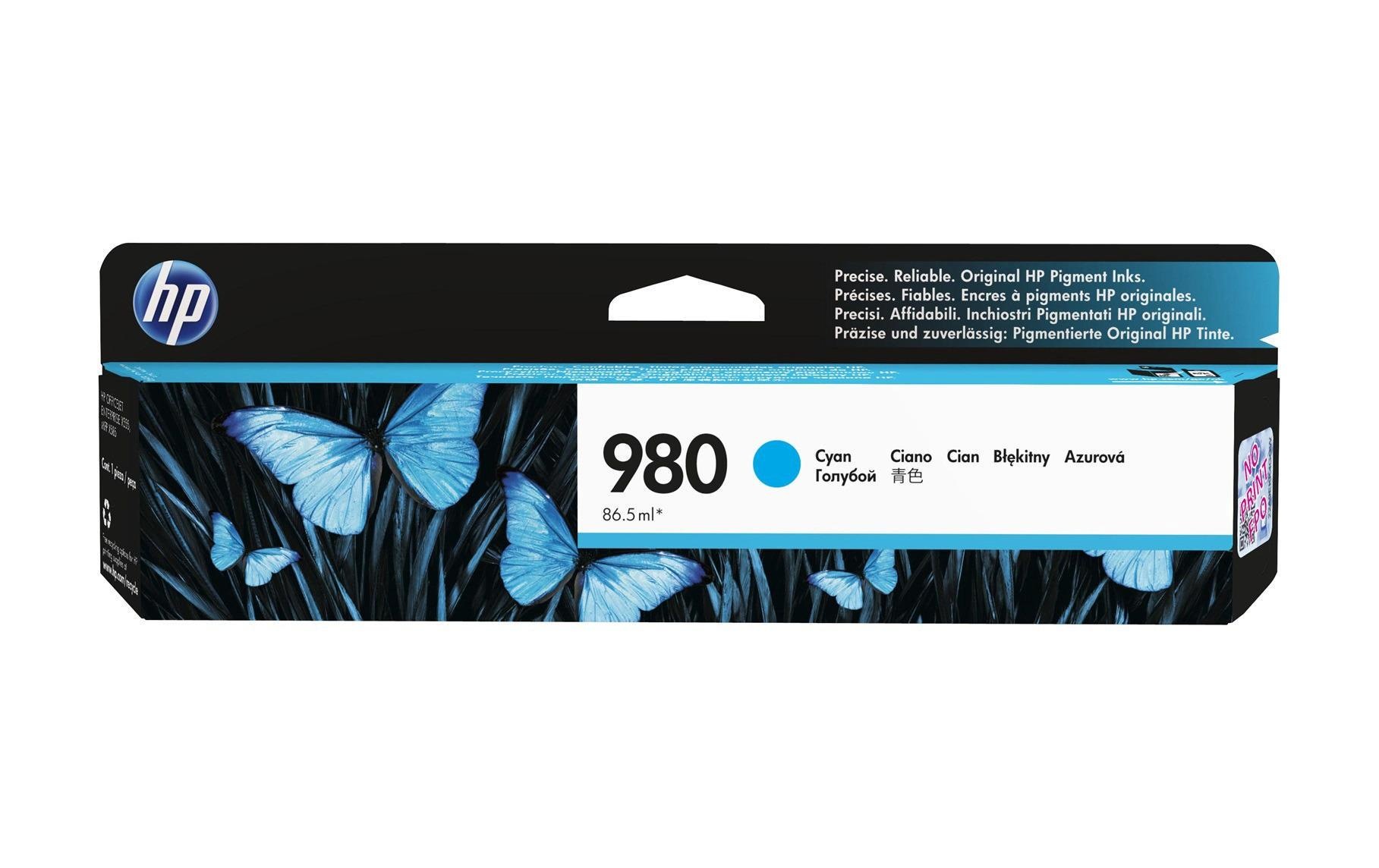 Image of HP Tonerpatrone "Nr. 980 (D8J07A) Cyan"