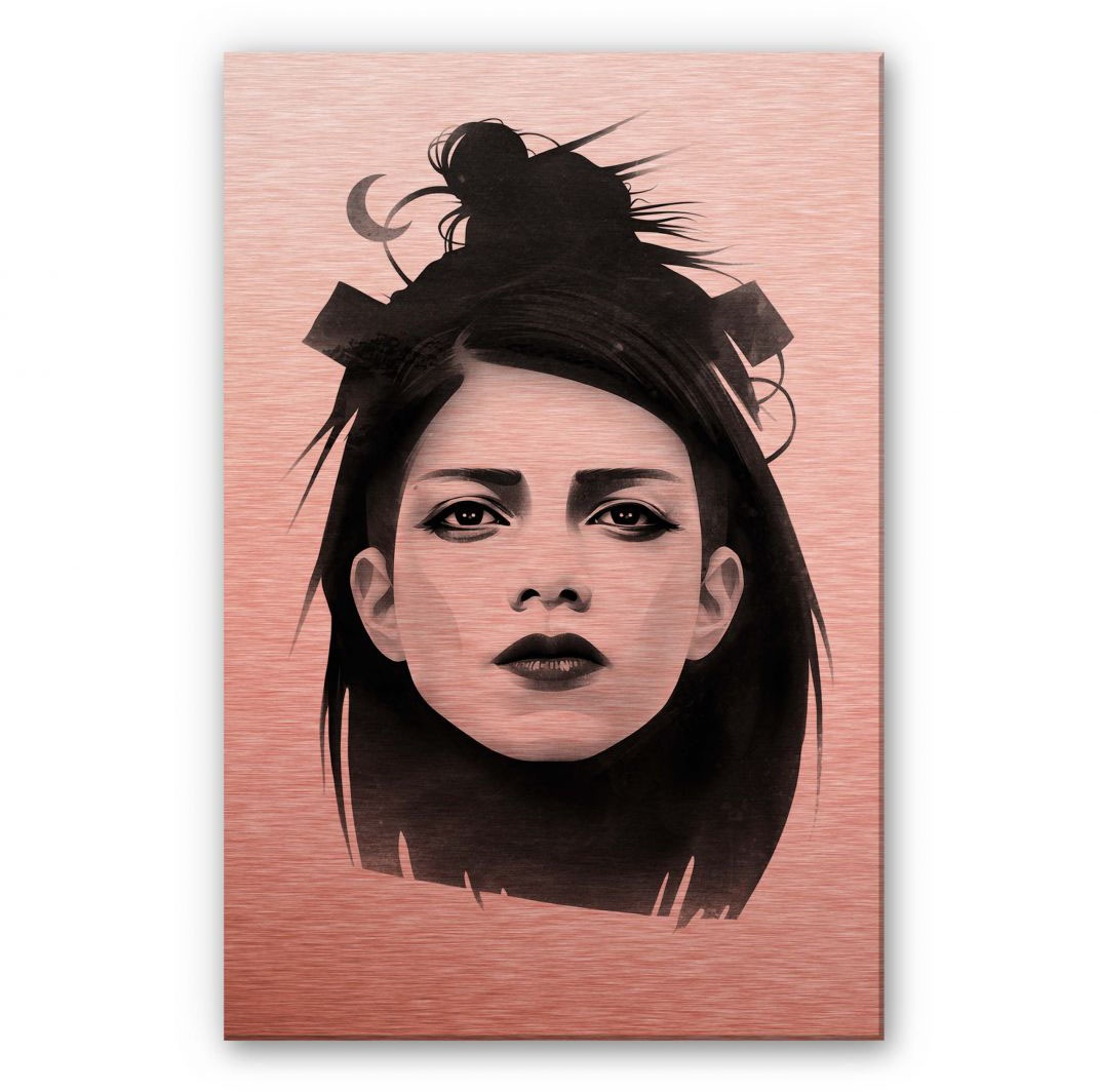 Image of Wall-Art Metallbild »Metallic Schwarz Metallschild 3D«, (1 St.) bei Ackermann Versand Schweiz