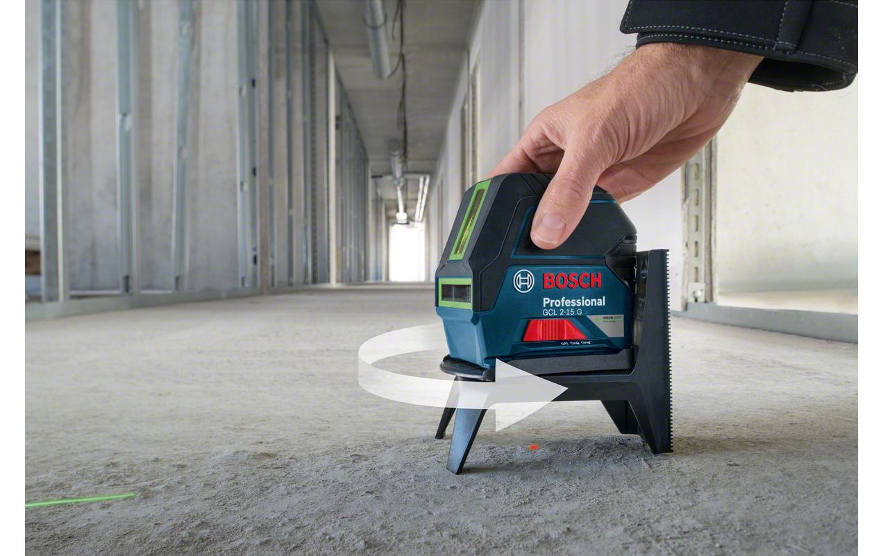 Bosch Professional Kreuzlinienlaser »Kombilaser GCL 2-15 G 15 m«, (Set)