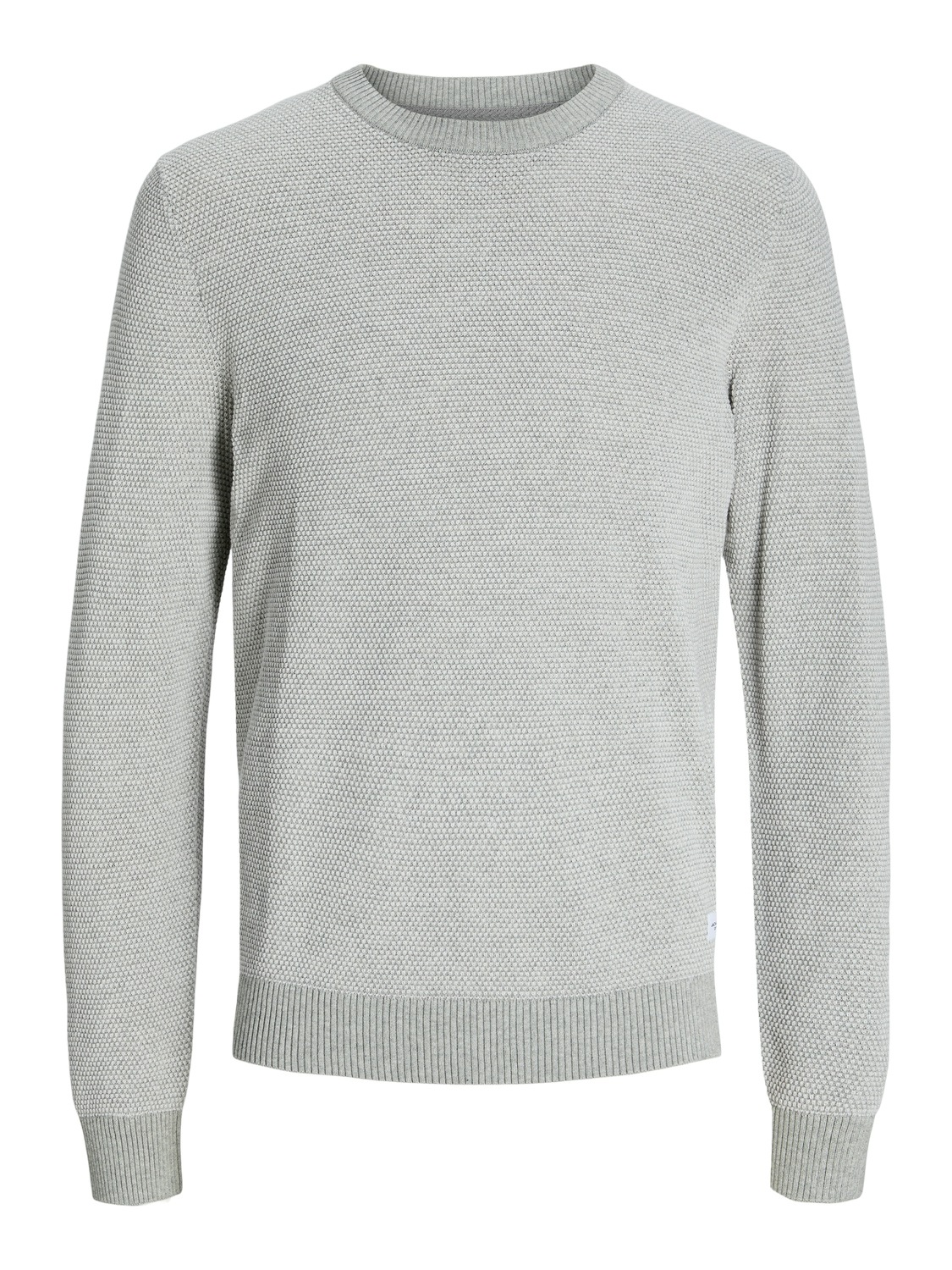 Jack & Jones Rundhalspullover »JJEGLOBE KNIT CREW NECK NOOS«, in Strick Optik