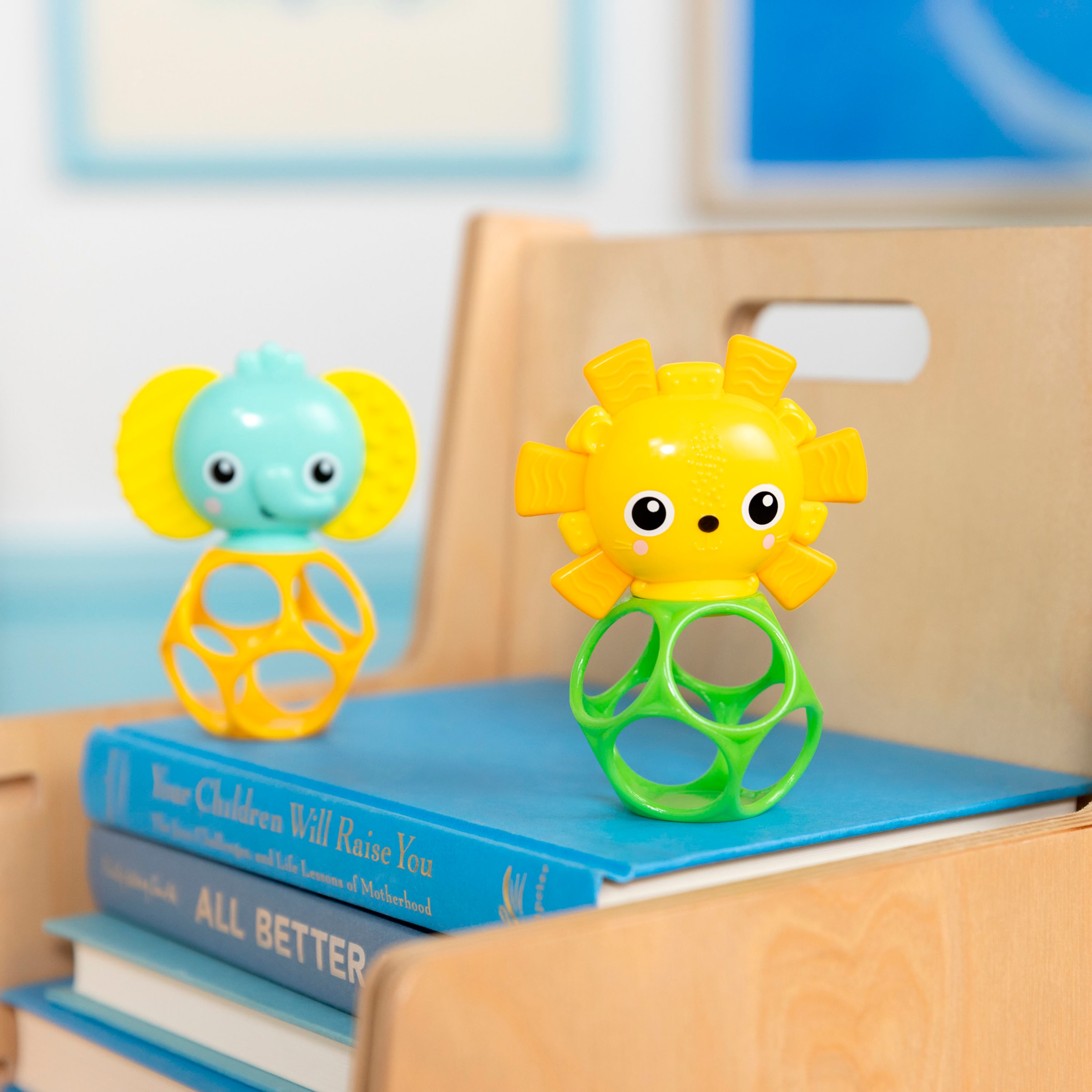 Bright Starts Jouet de préhension »Soother Pals Easy-Grasp Teether Toys«