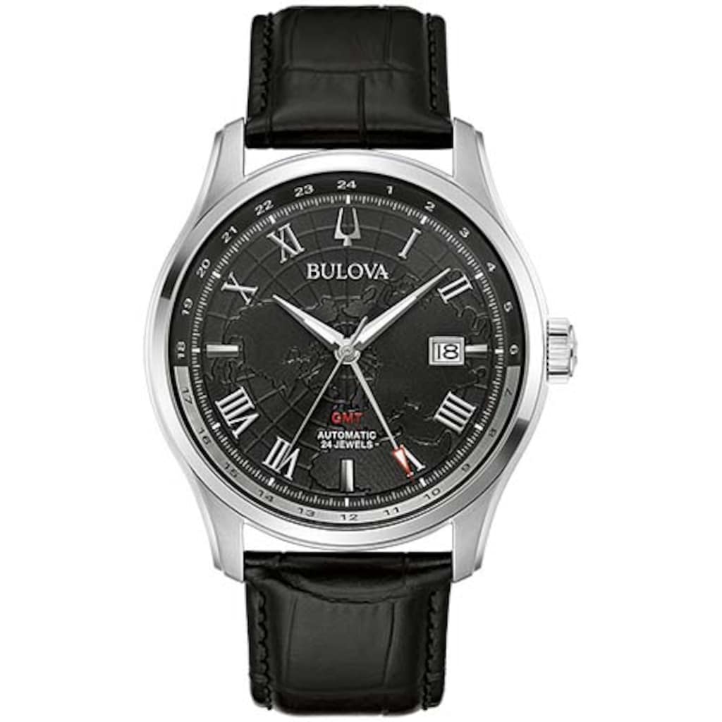 Bulova Mechanische Uhr »96B387«, Armbanduhr, Herrenuhr, Automatik