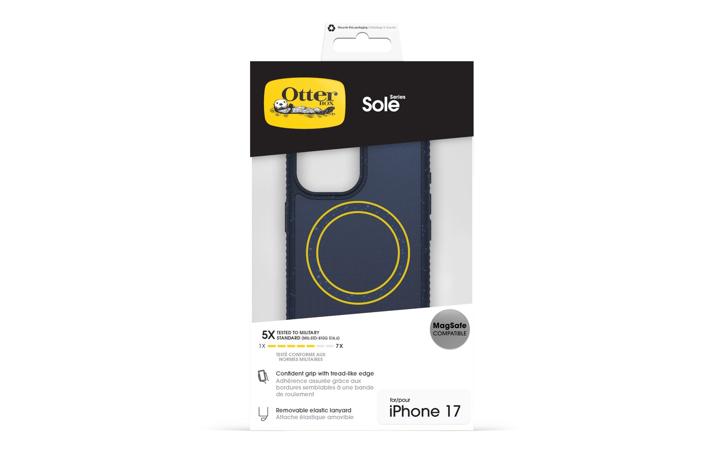Otterbox Smartphone-Hülle »Back Cover Sole iPhone 17« Apple iPhone 17 16,0 cm (6,3 Zoll) Schutzhülle für iPhone 17 mit MagSafe