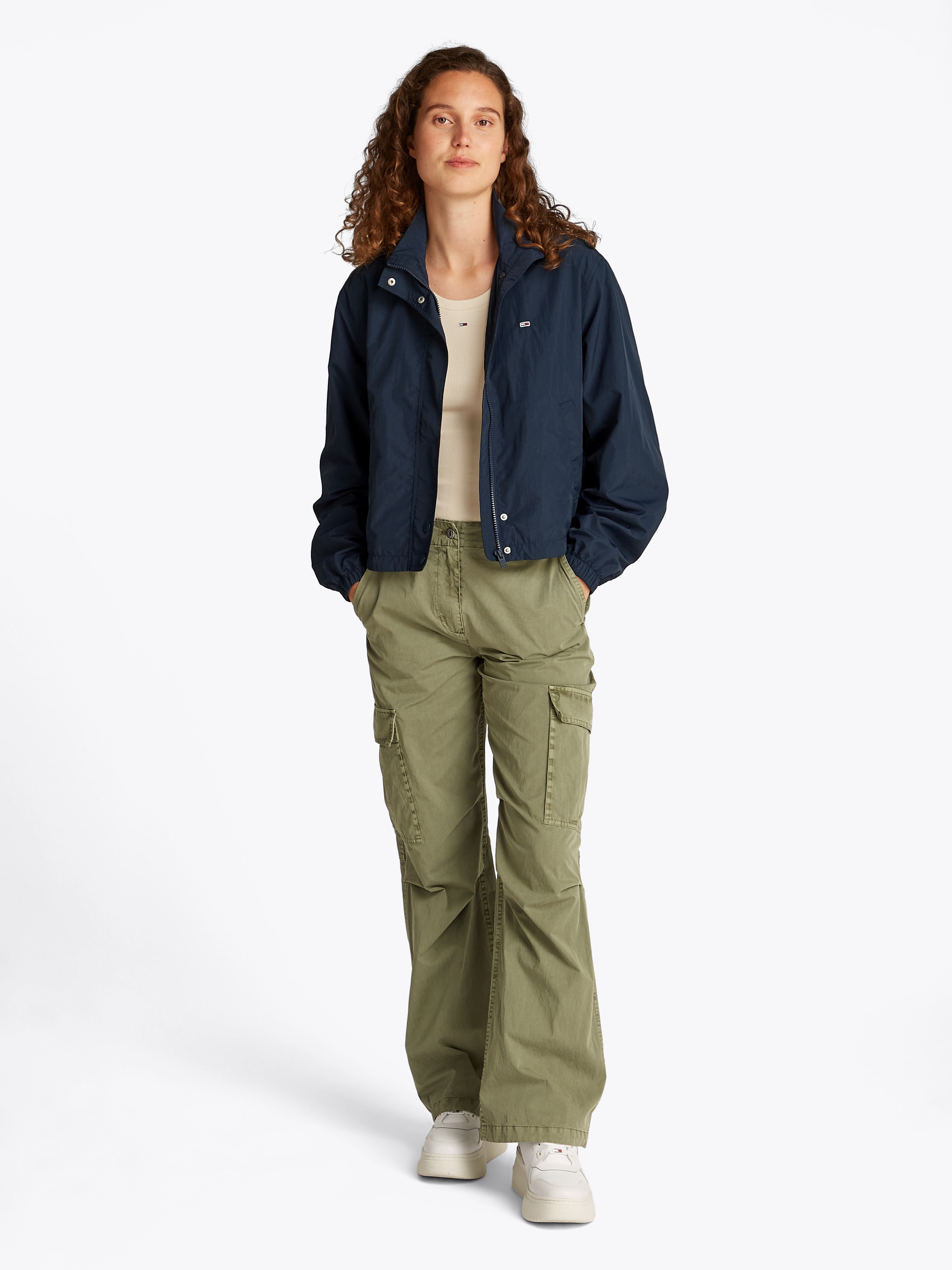 Tommy Jeans Curve Windbreaker »TJW ESSENTIAL JACKET EXT«, in Grossen Grössen