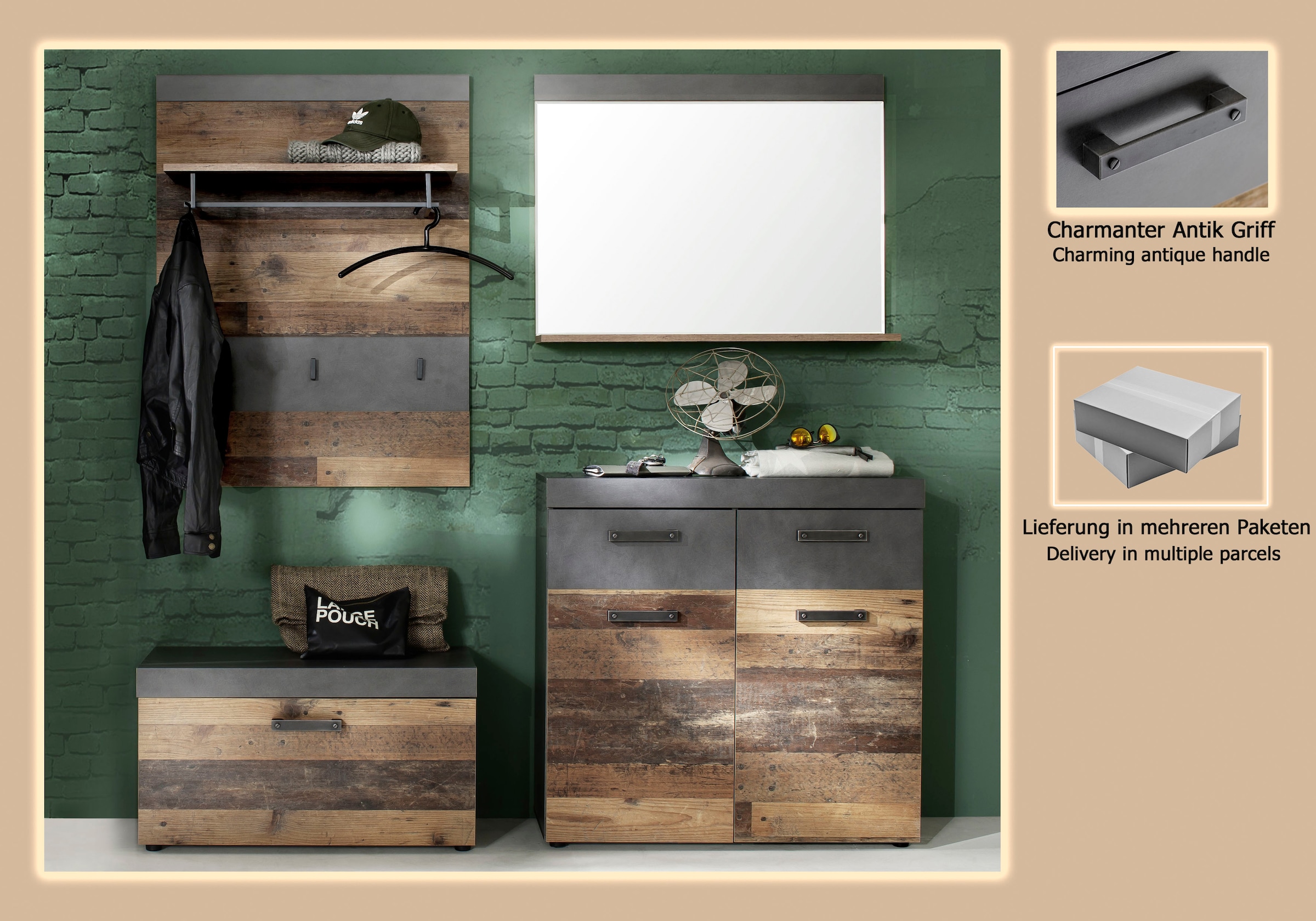 INOSIGN Garderoben-Set »Ilana« Set, 4 Stk. tlg.