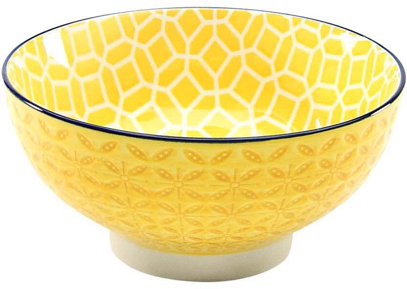 Müslischale "Mediterran", Steinzeug, (Set 4-tlg.)