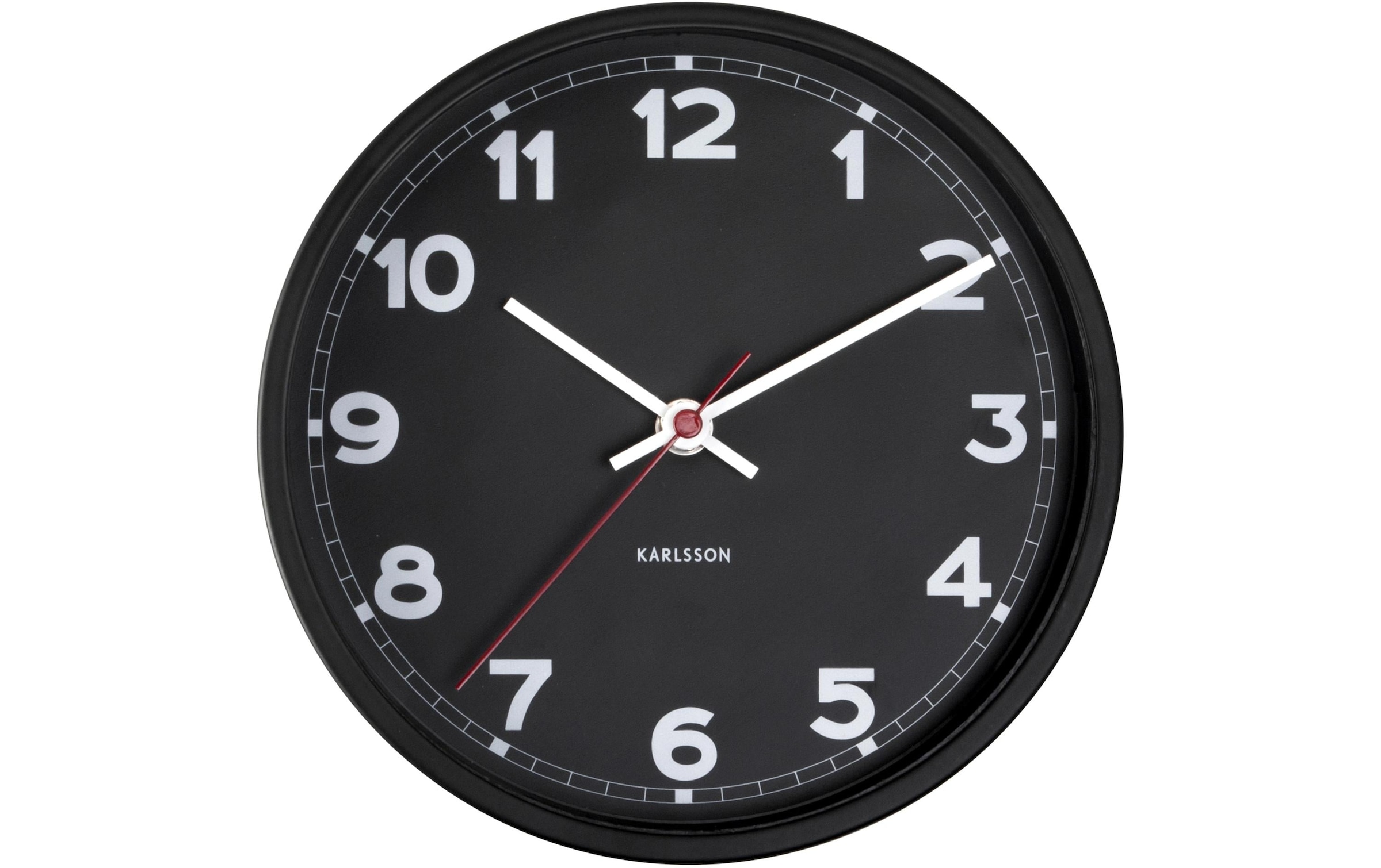 Wanduhr »New Classic Small 20 cm, Schwarz«