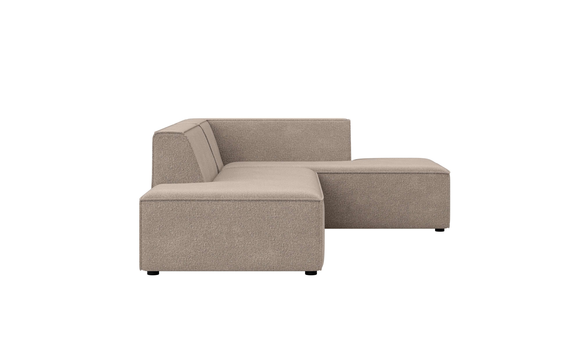 INOSIGN Ecksofa »Ecksofa Cavan mit Ottomane links oder rechts bestellbar«, L-Form mit Wellenunterfederung, Masse B/T/H: 270/180/72 cm