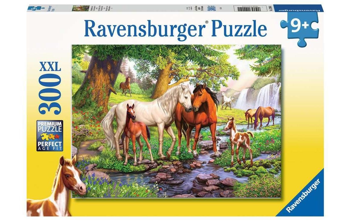 Image of Ravensburger Puzzle »Wildpferde am Fluss«, (300 tlg.) bei Ackermann Versand Schweiz