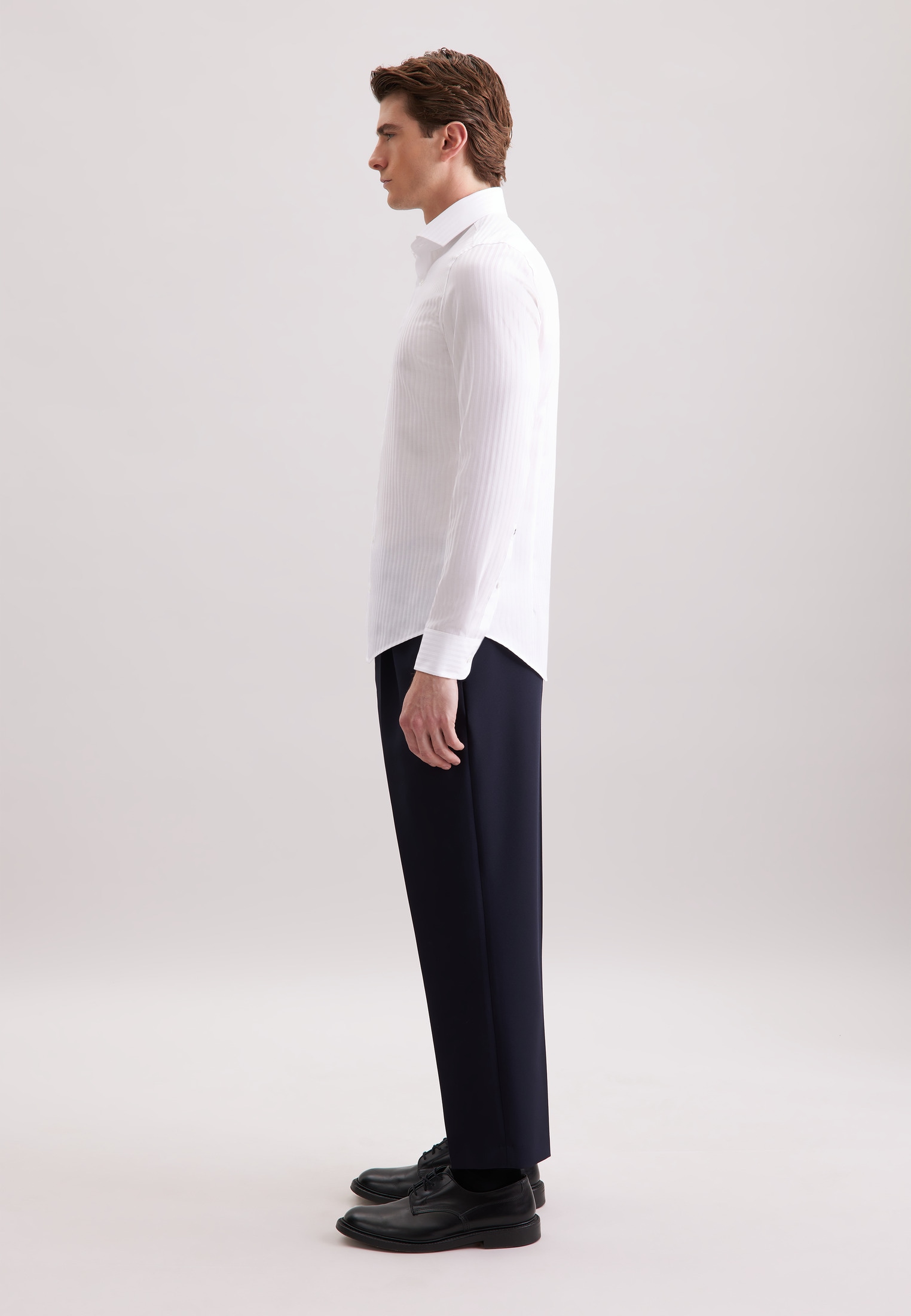 seidensticker Businesshemd »Schwarze Rose« Slim 1/1 Kentkragen Gestreift