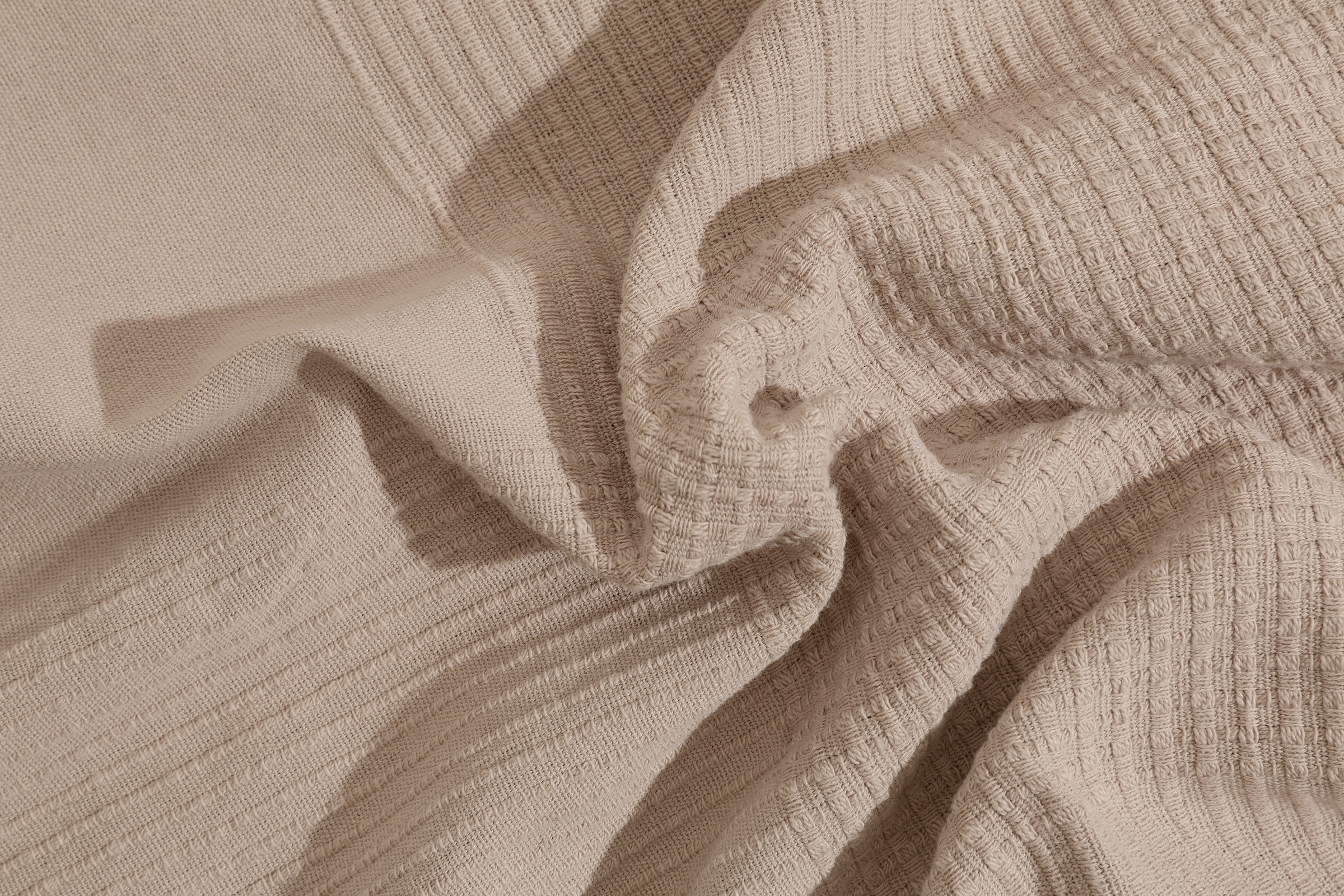 GOODproduct Couvre-lit »Mira« leichte Tagesdecke aus 100% Baumwolle, uni Überwurf, ohne Füllung