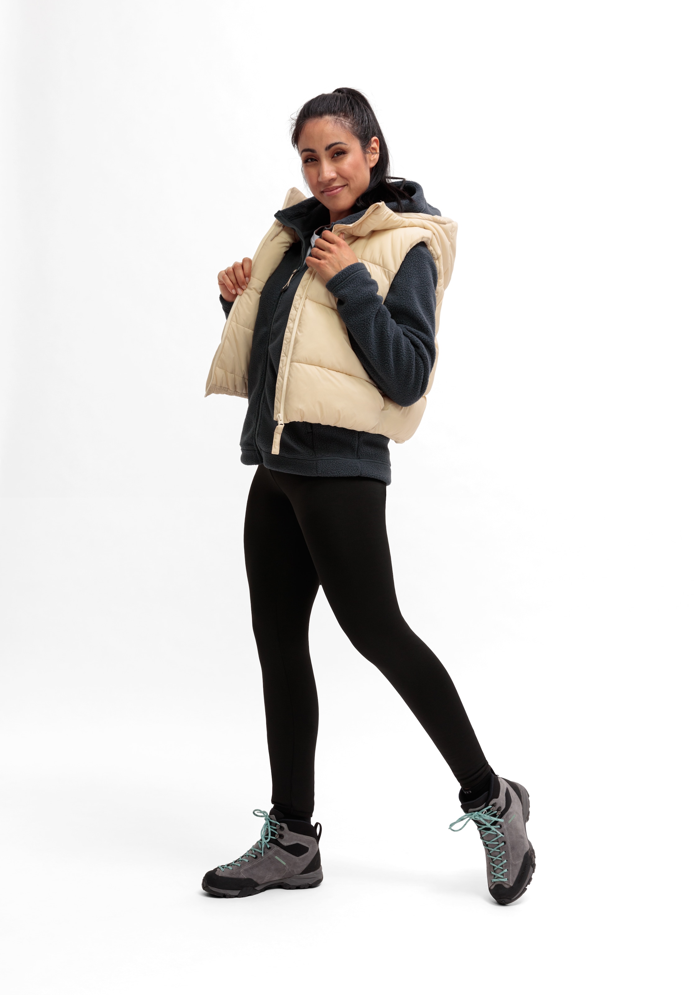 Maier Sports Funktionsleggings »DA-TIGHT EL. WINTER WRAP W«  mit seitlicher Handytasche, schnelltrocknend, atmungsaktiv