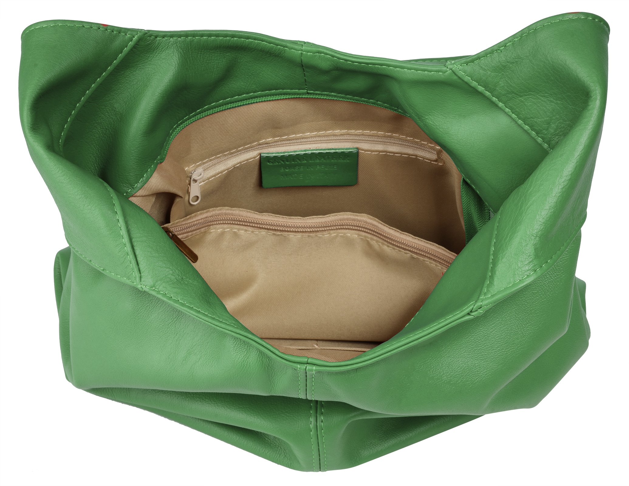 Piké Shopper, echt Leder, Made in Italy