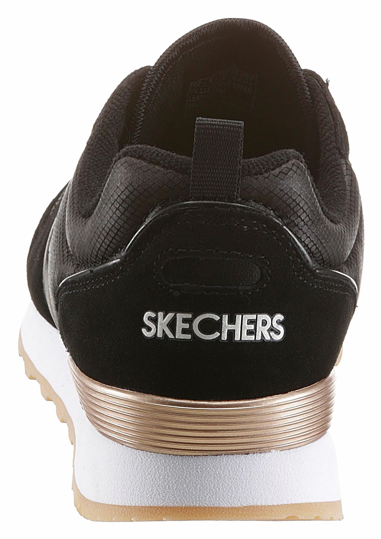 Skechers Sneaker »OG 85 - GOLDN GURL«, Schnürschuh, Original-Retro-Jogginschuh mit Air-Cooled Memory Foam®