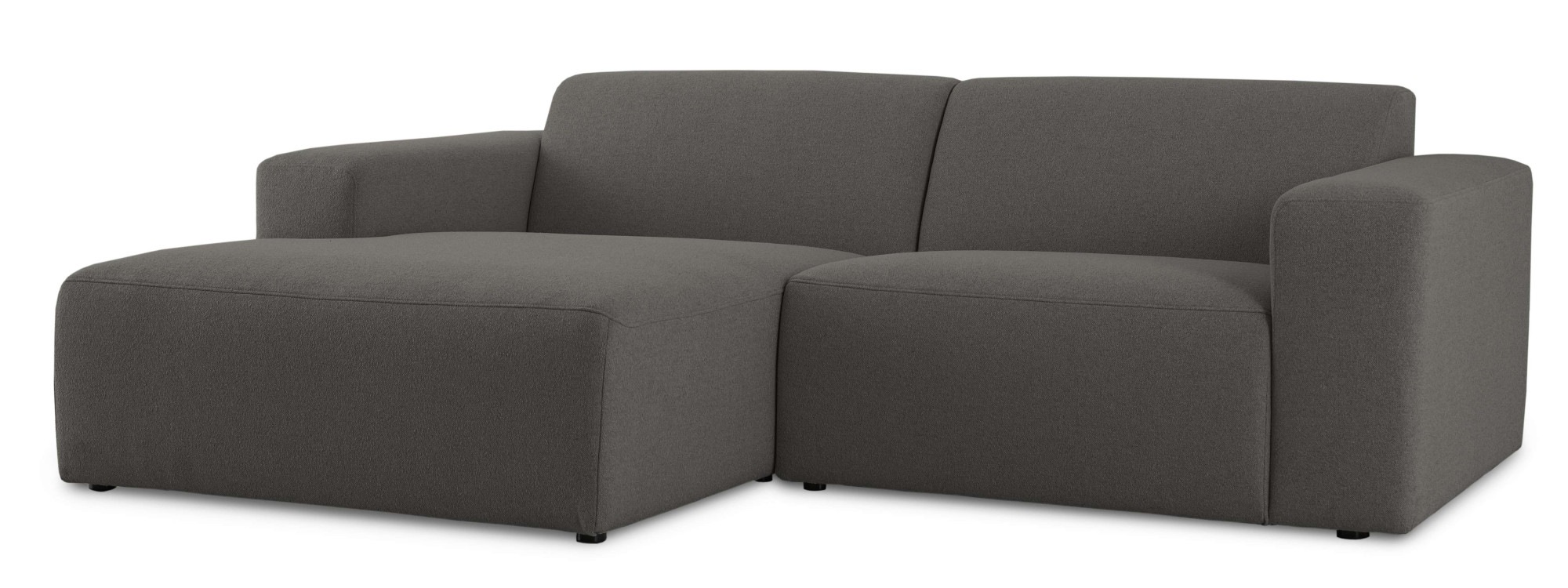 INOSIGN Ecksofa »Koa,228cm, L-Form, Modulsofa, Webstoff, Cord, Struktur«, Designsofa, weicher Lounge-Sitzkomfort, Welleunterfederung, bodentief