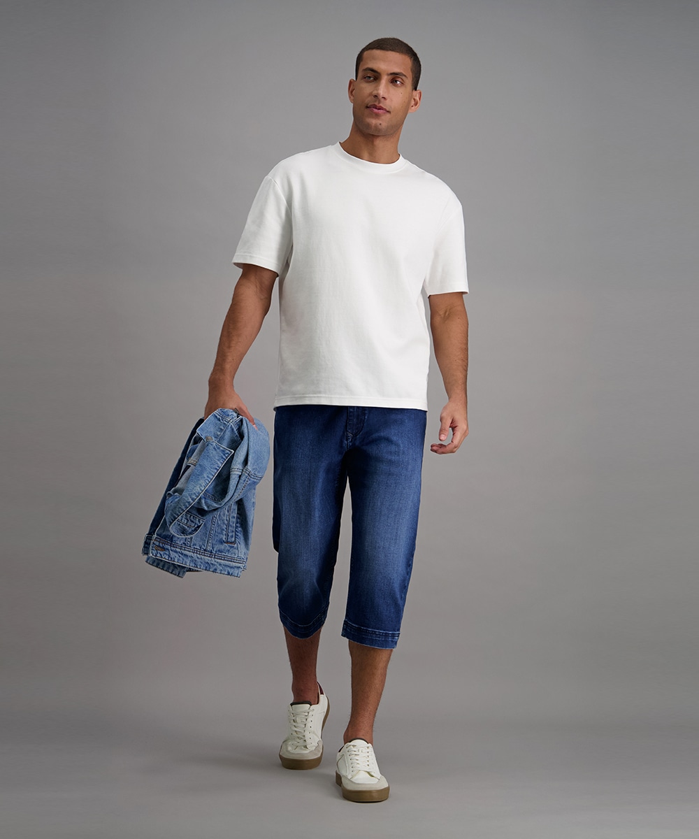 Pioneer Authentic Jeans Bermuda en jean »Bill« pantalon d'été avec équipement Megaflexx