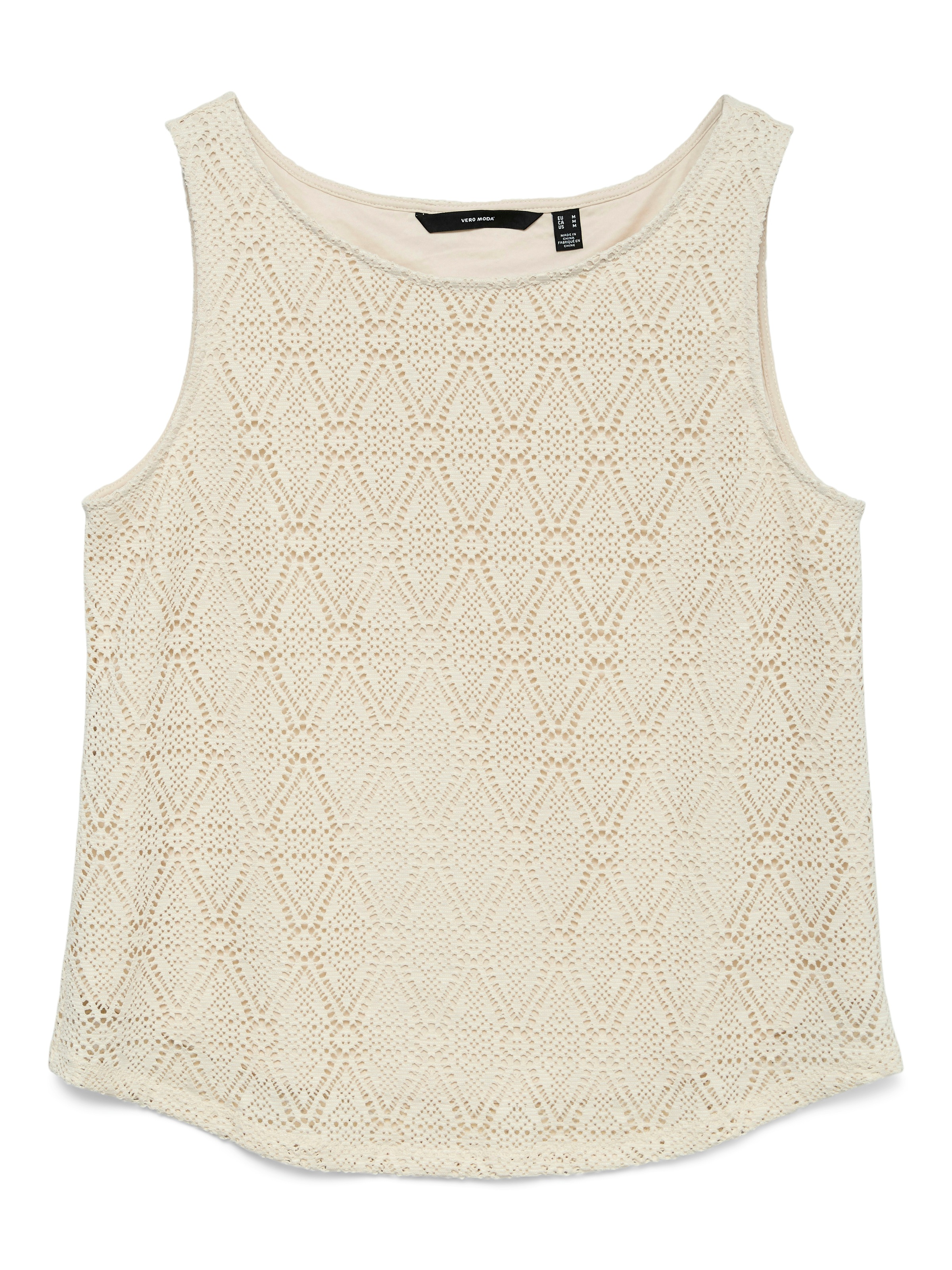 Vero Moda Spitzentop »VMMAYA TANK TOP JRS VO« Materialmix, regular fit