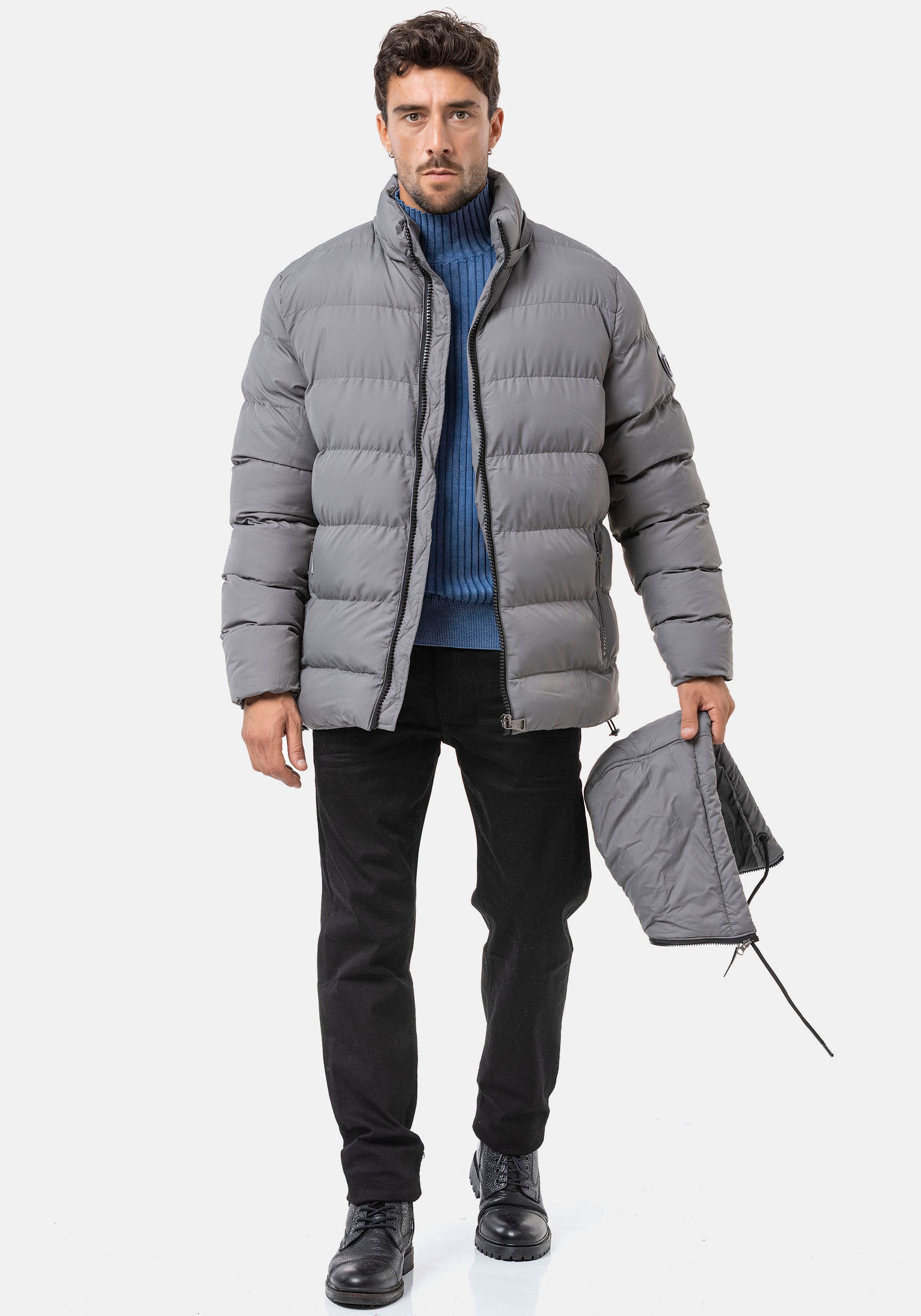 Cipo & Baxx Veste matelassée mit Kapuze