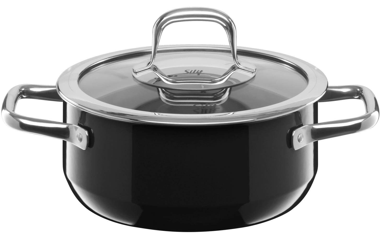 Image of Silit Bratentopf »Compact 24 cm, Schwarz«, Keramik, (2 tlg.) bei Ackermann Versand Schweiz